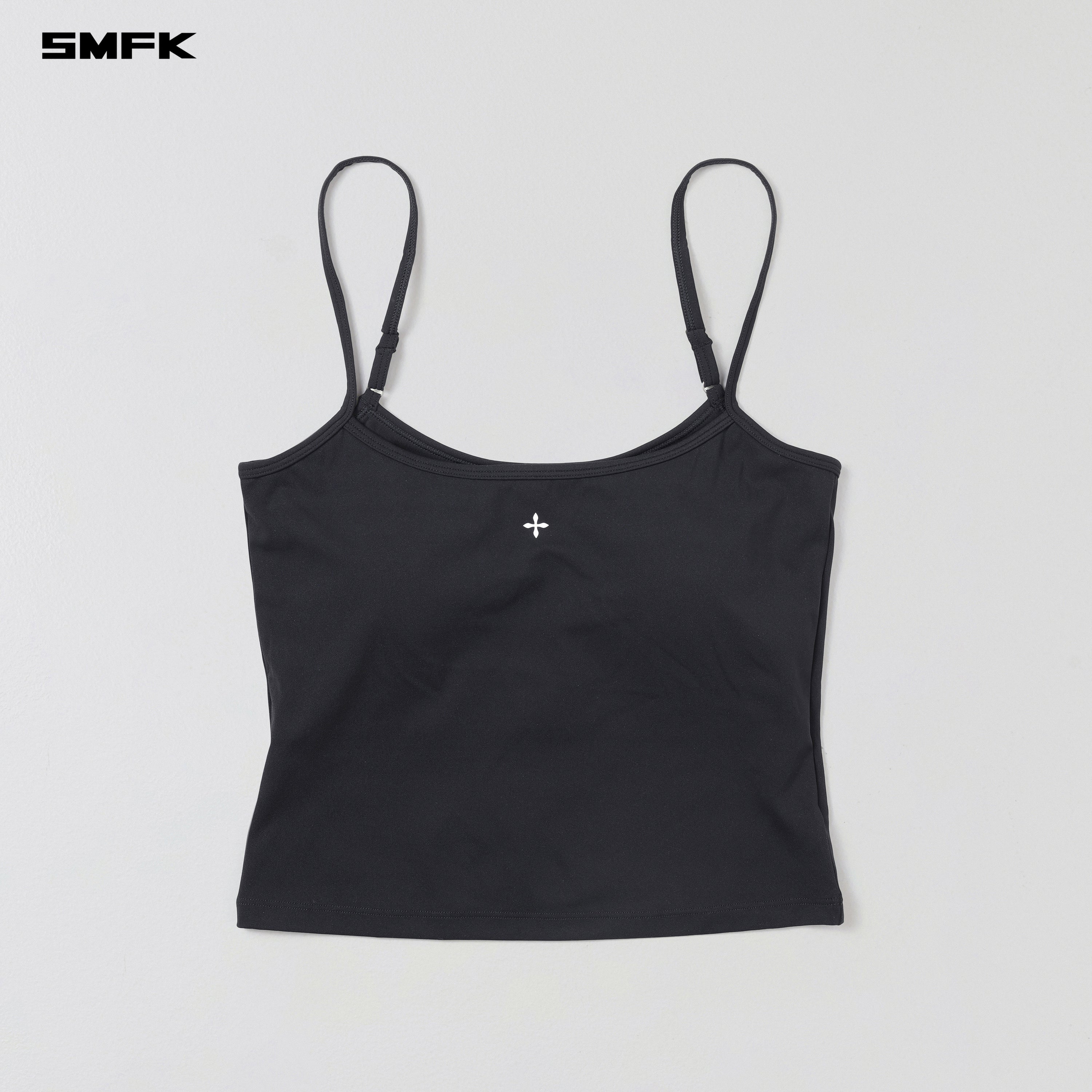 FOCUS GYM CAMISOLE/Lycra Nylon WILD BLACK