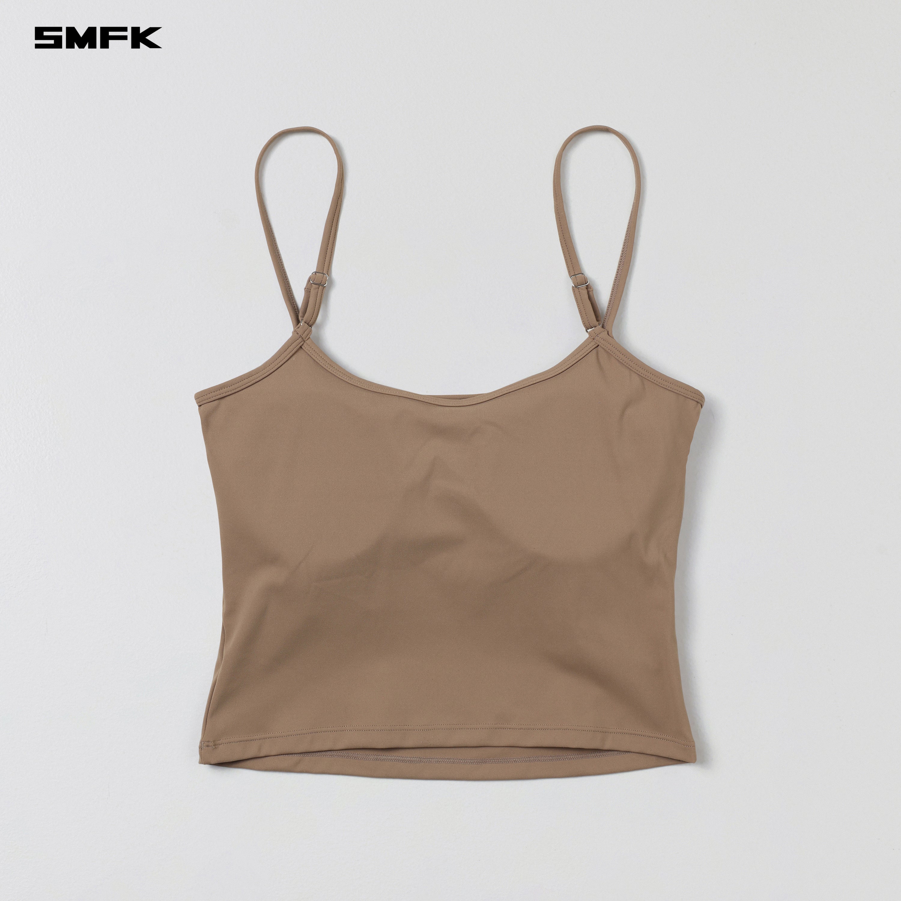 FOCUS GYM CAMISOLE/Lycra Nylon WILD BROWN