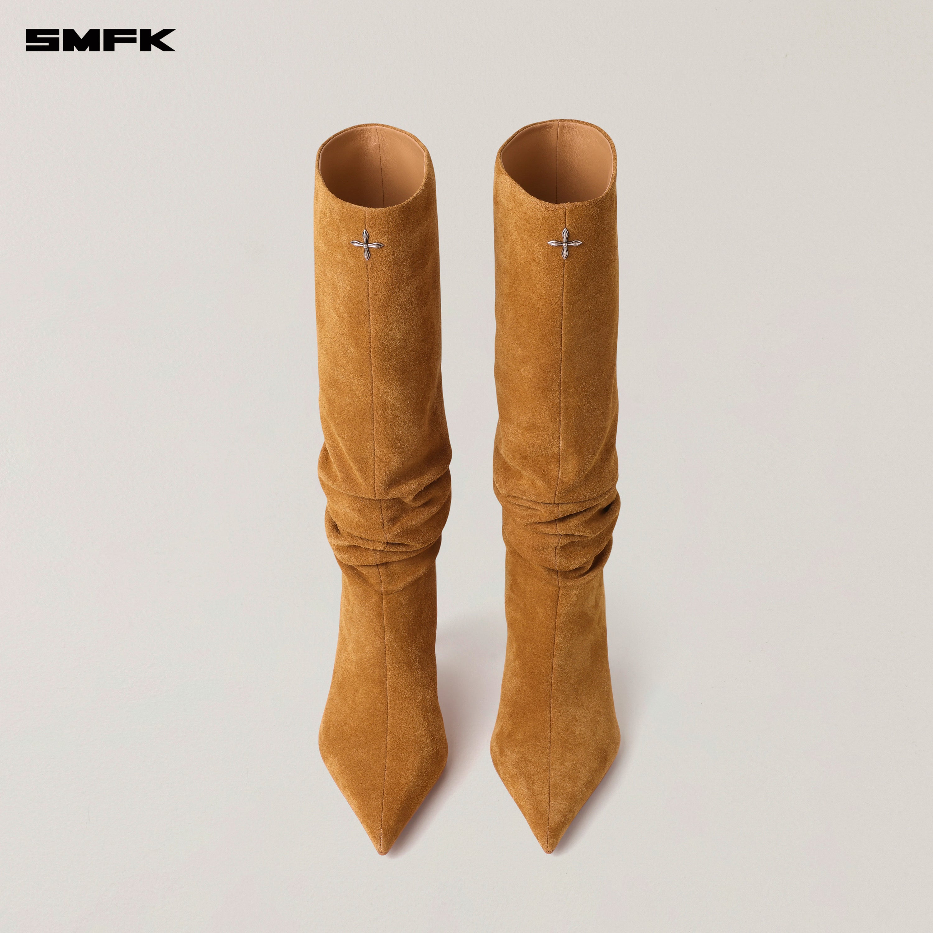 ウィルダネス ハリケーン レザー ハイヒールブーツ プレーリーブラウン