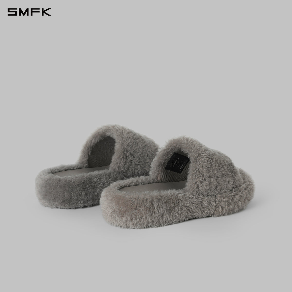 PRISM WORLD SHEEPSKIN SLIPPERS GLACIER GREY