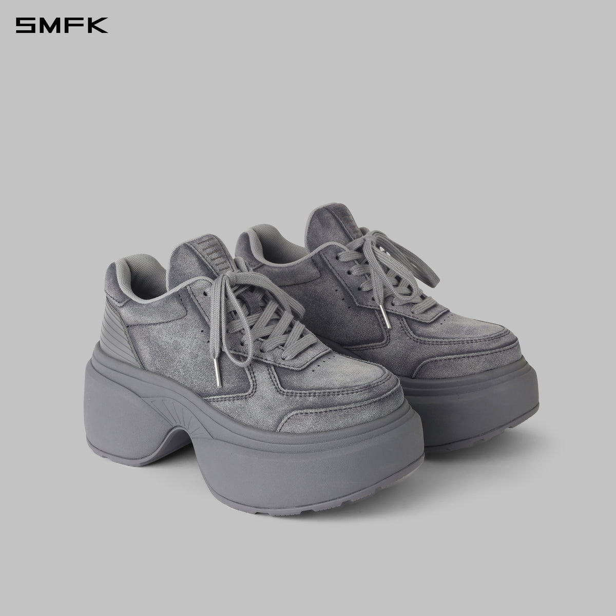 CORE-H CLASSIC LEATHER SPORTS SHOES/HIGH/W DUSTY GREY