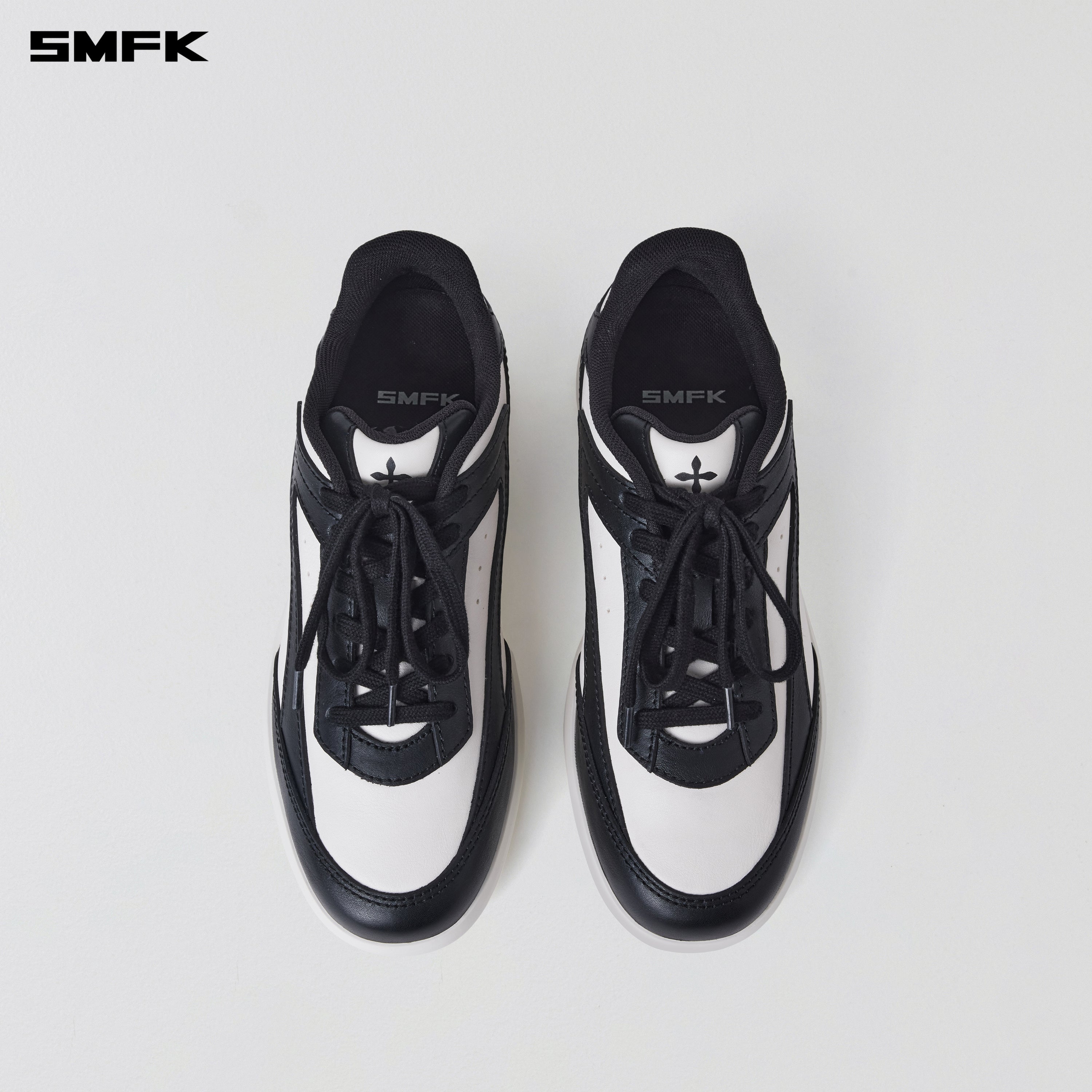 MIRAGE-S LEATHER MULTI SNEAKER BLACK WHITE