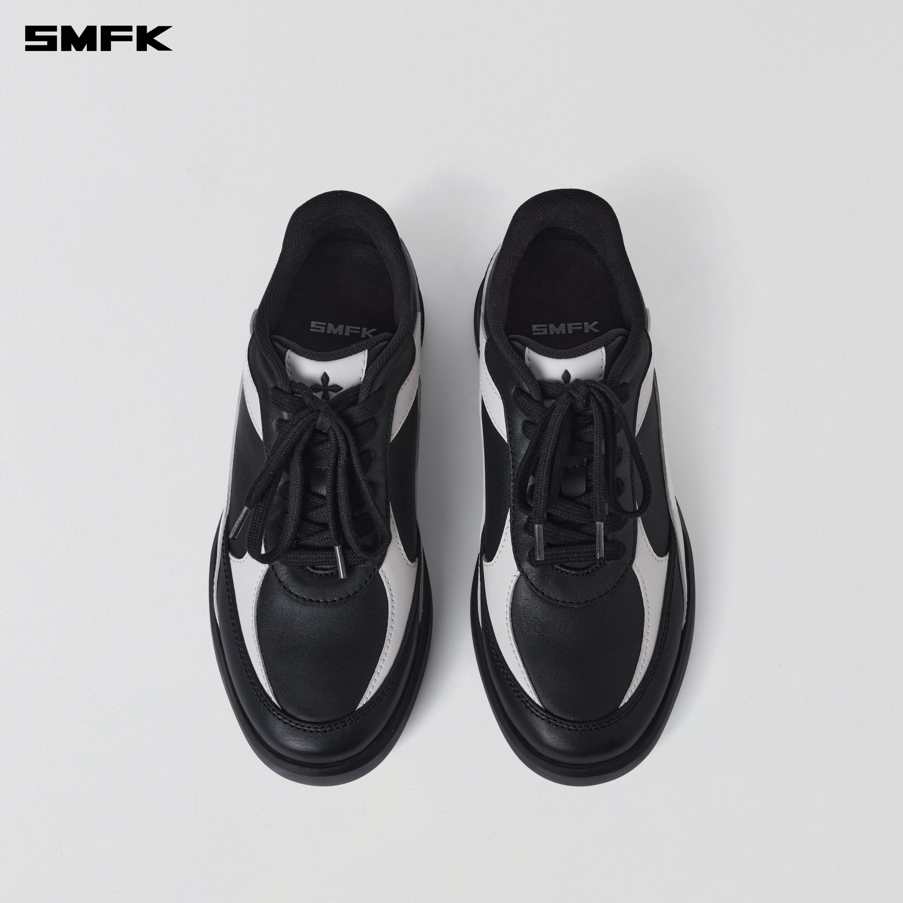 MIRAGE-W LEATHER MULTI SNEAKER BLACK WHITE