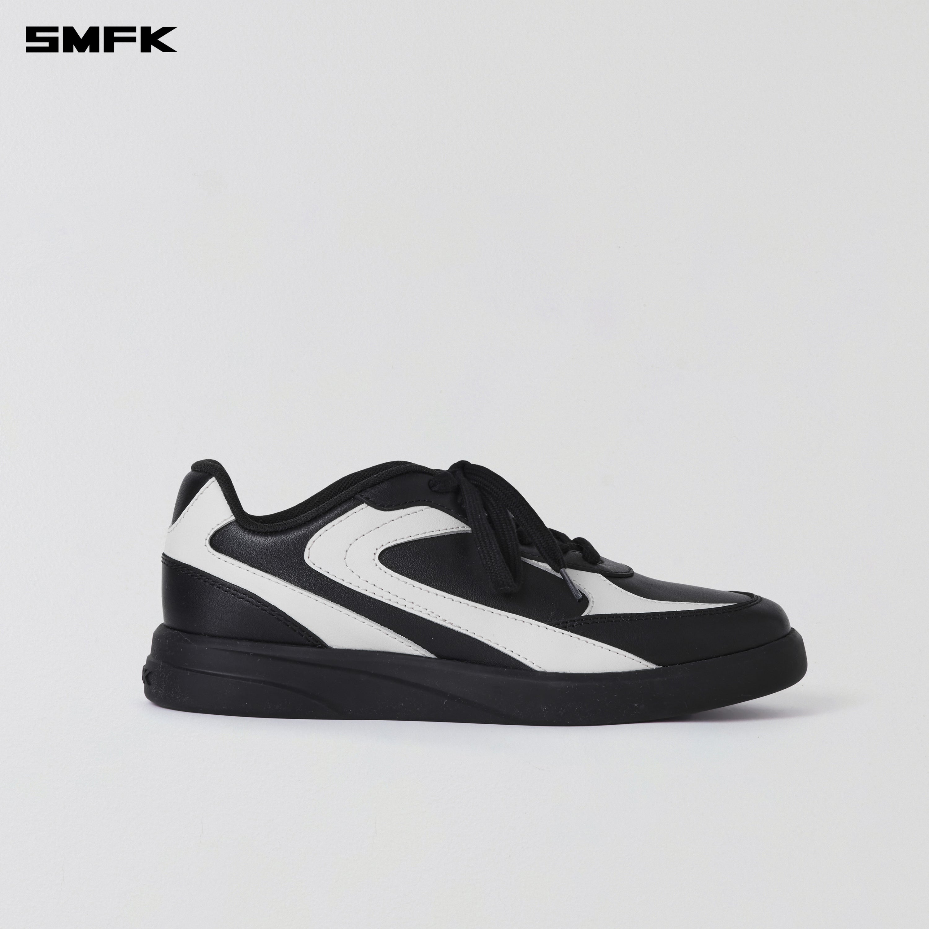 MIRAGE-W LEATHER MULTI SNEAKER BLACK WHITE