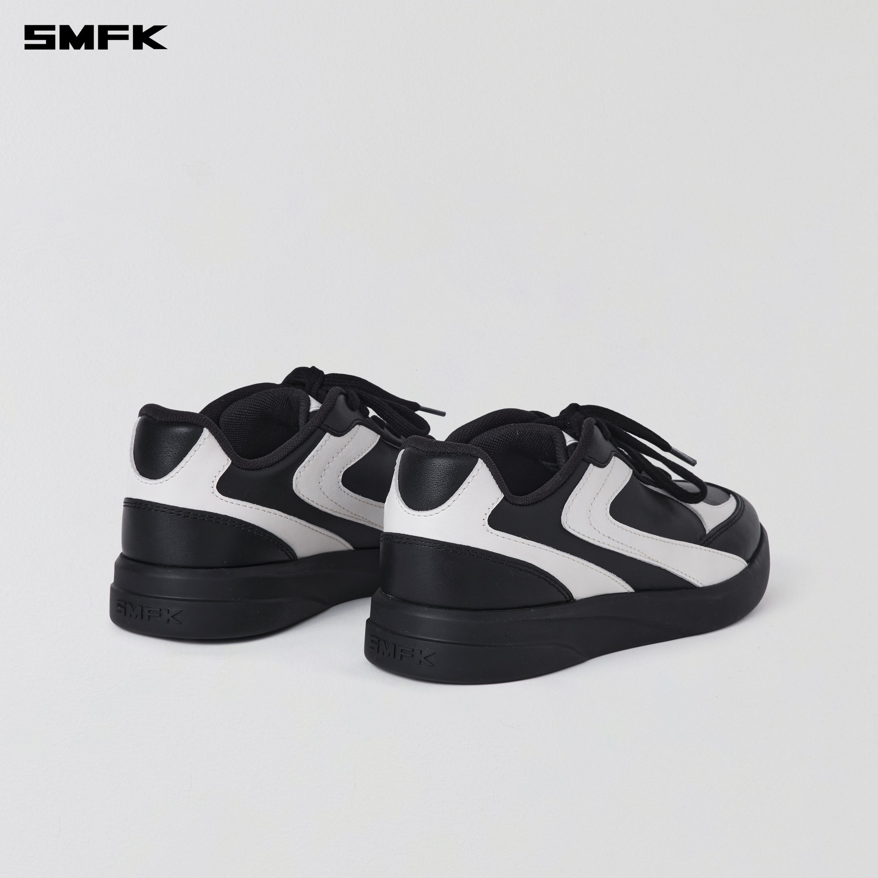 MIRAGE-W LEATHER MULTI SNEAKER BLACK WHITE