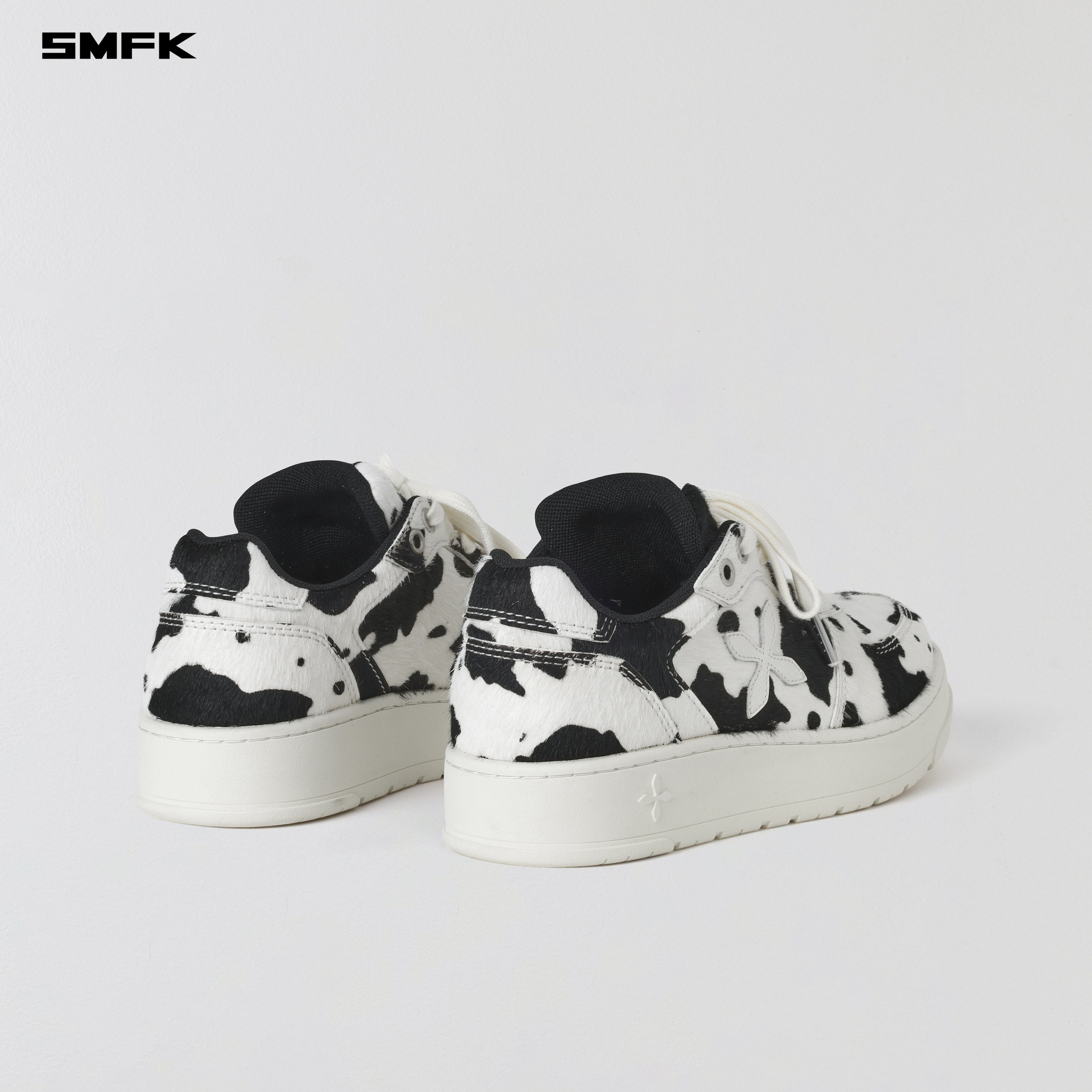 COMPASS MODE-T LEATHER MULTI SNEAKER BLACK WHITE