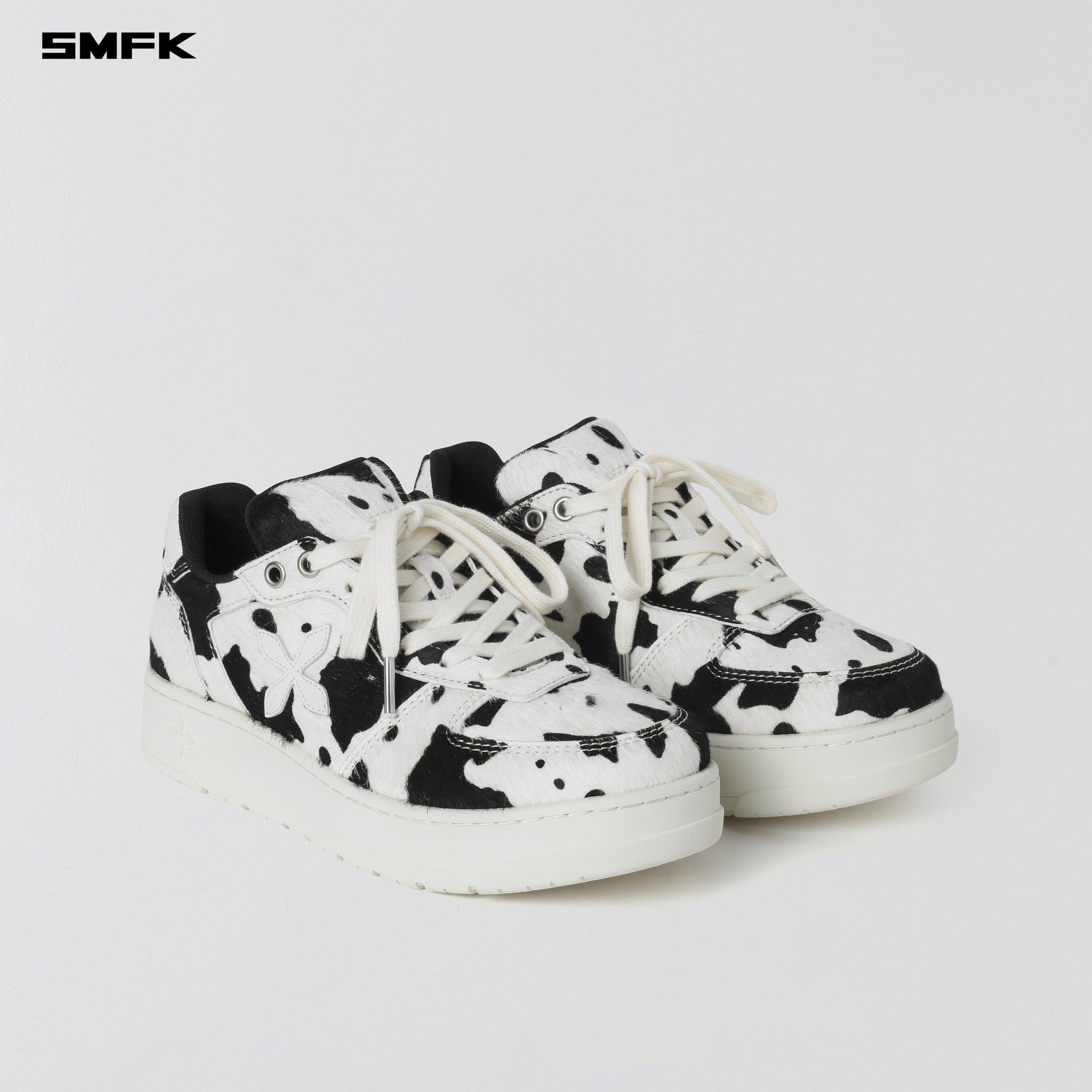COMPASS MODE-T LEATHER MULTI SNEAKER BLACK WHITE