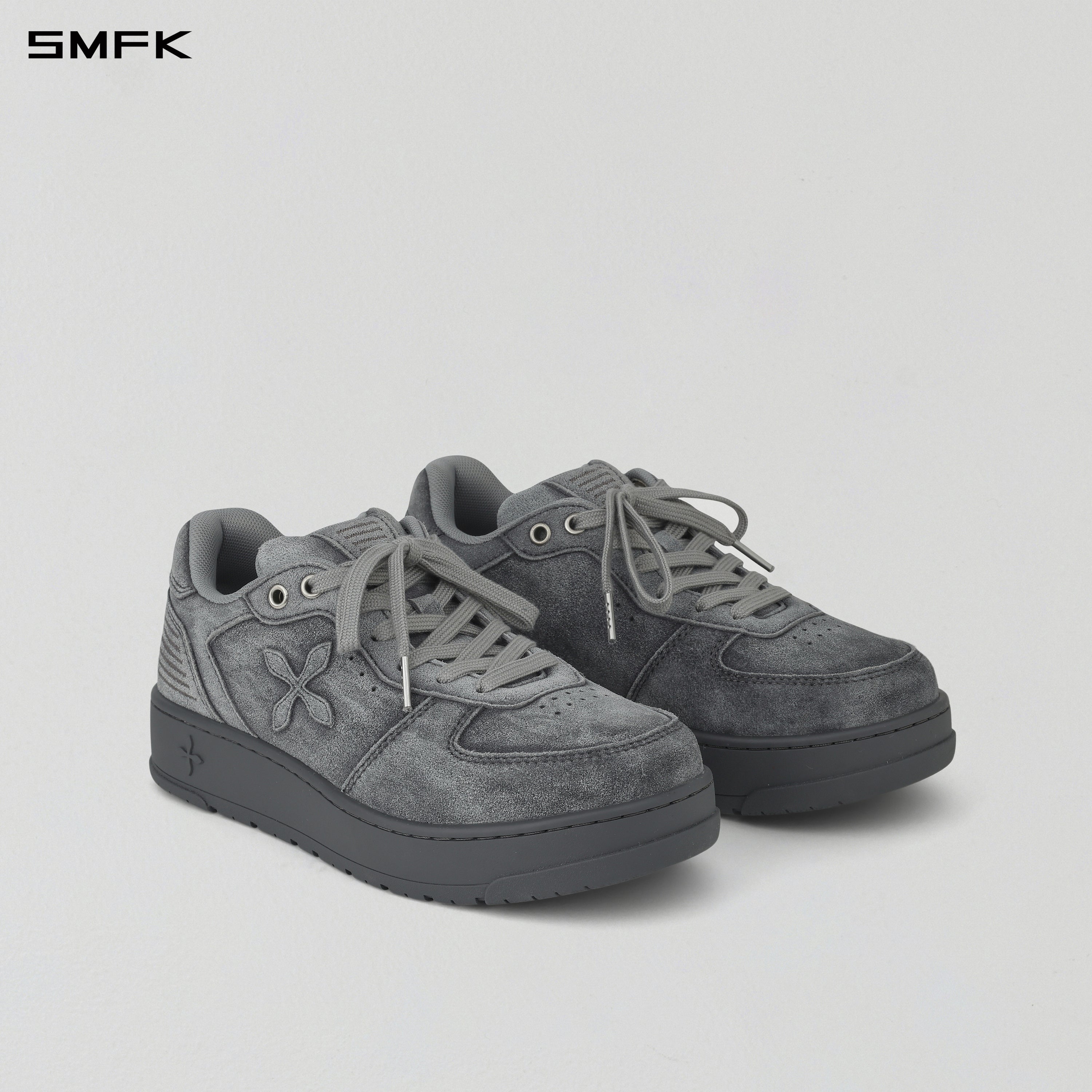 COMPASS MODE-T LEATHER MULTI SNEAKER/LEATHER/W DUSTY GREY