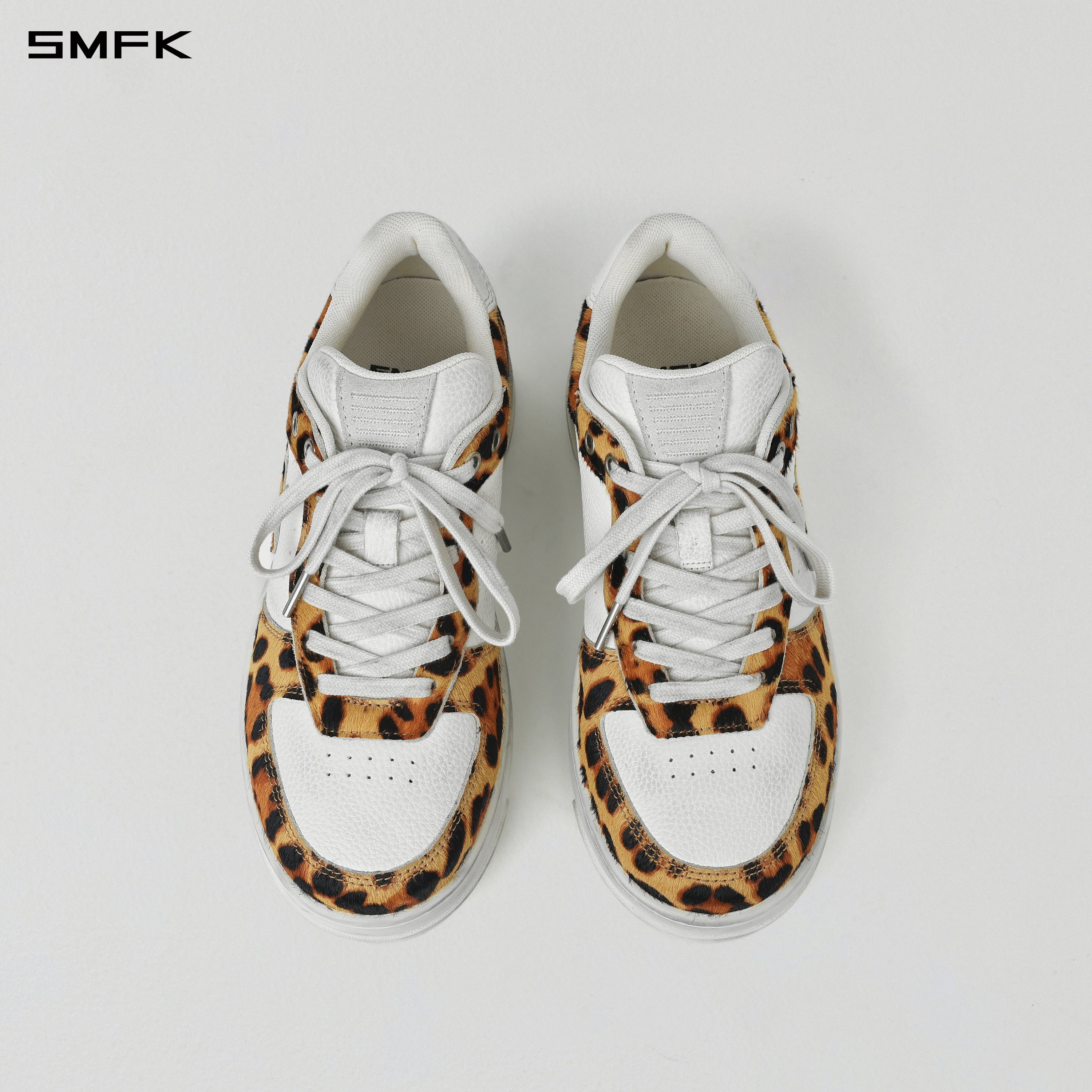 COMPASS MODE-T LEATHER MULTI SNEAKER/LEATHER/W OFF-WHITE NATURAL LEO OPARD BLACK