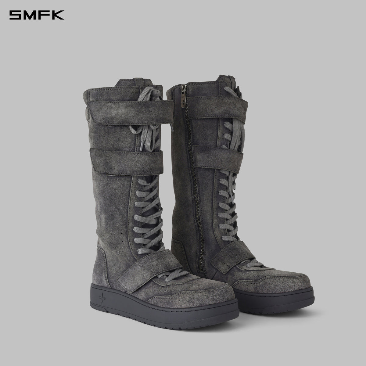 RETRO WANDERER HI-TOP TRAINING SHOES/W DUSTY GREY