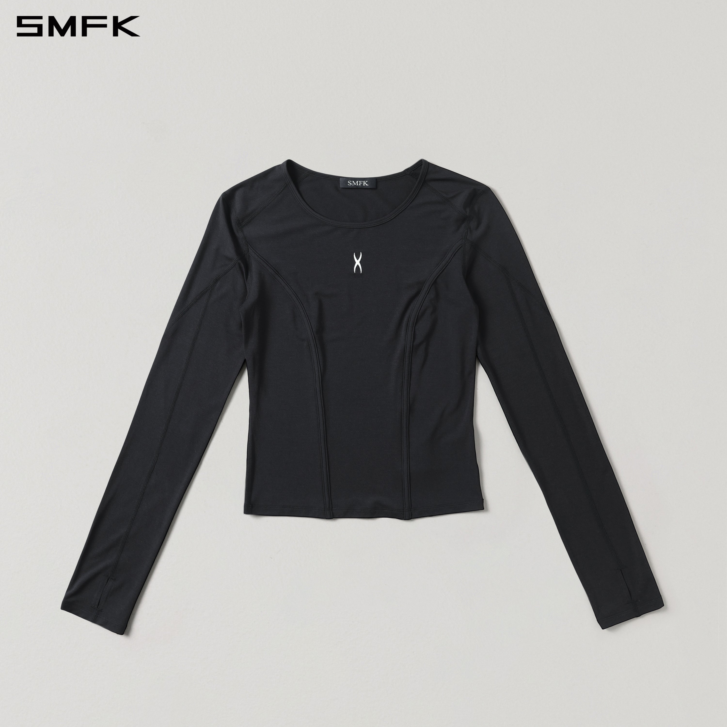 MIRAGE SIREN MEDITATE SPORTS PULLOVER/LENZING MODAL+SILK WILD BLACK
