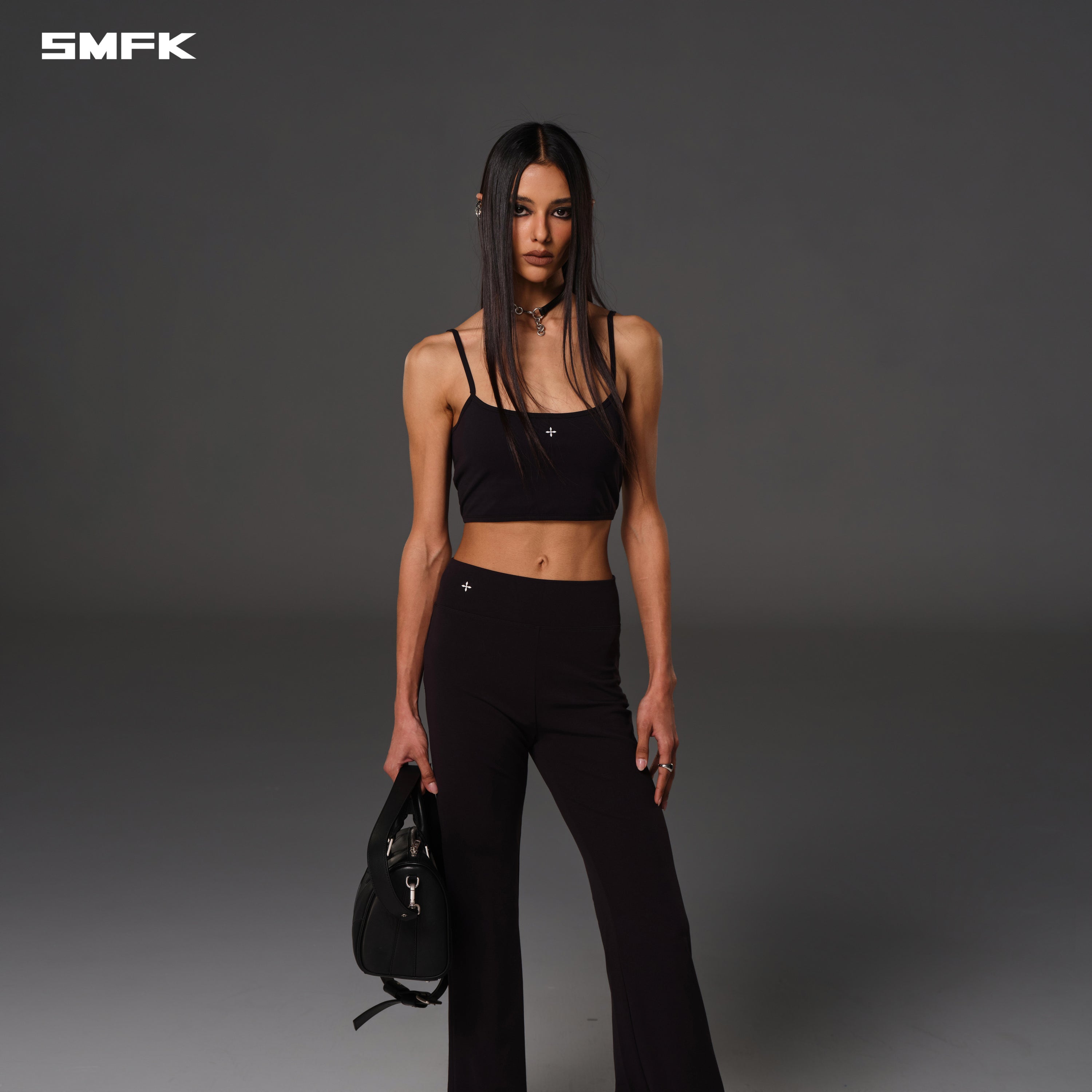 FOCUS GYM MERMAID PANTS/Lycra Nylon WILD BLACK