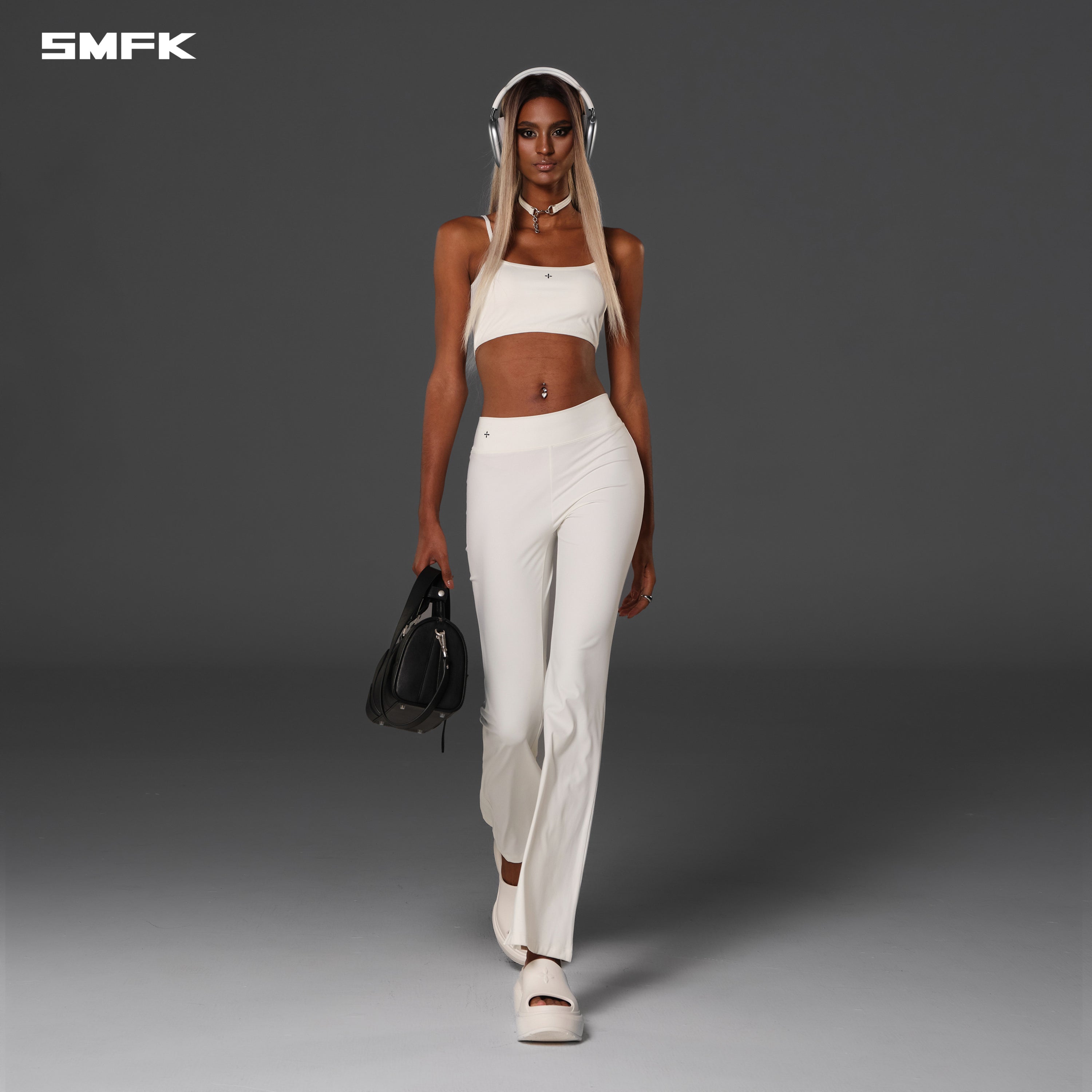 FOCUS GYM MERMAID PANTS/Lycra Nylon CLOUD WHITE