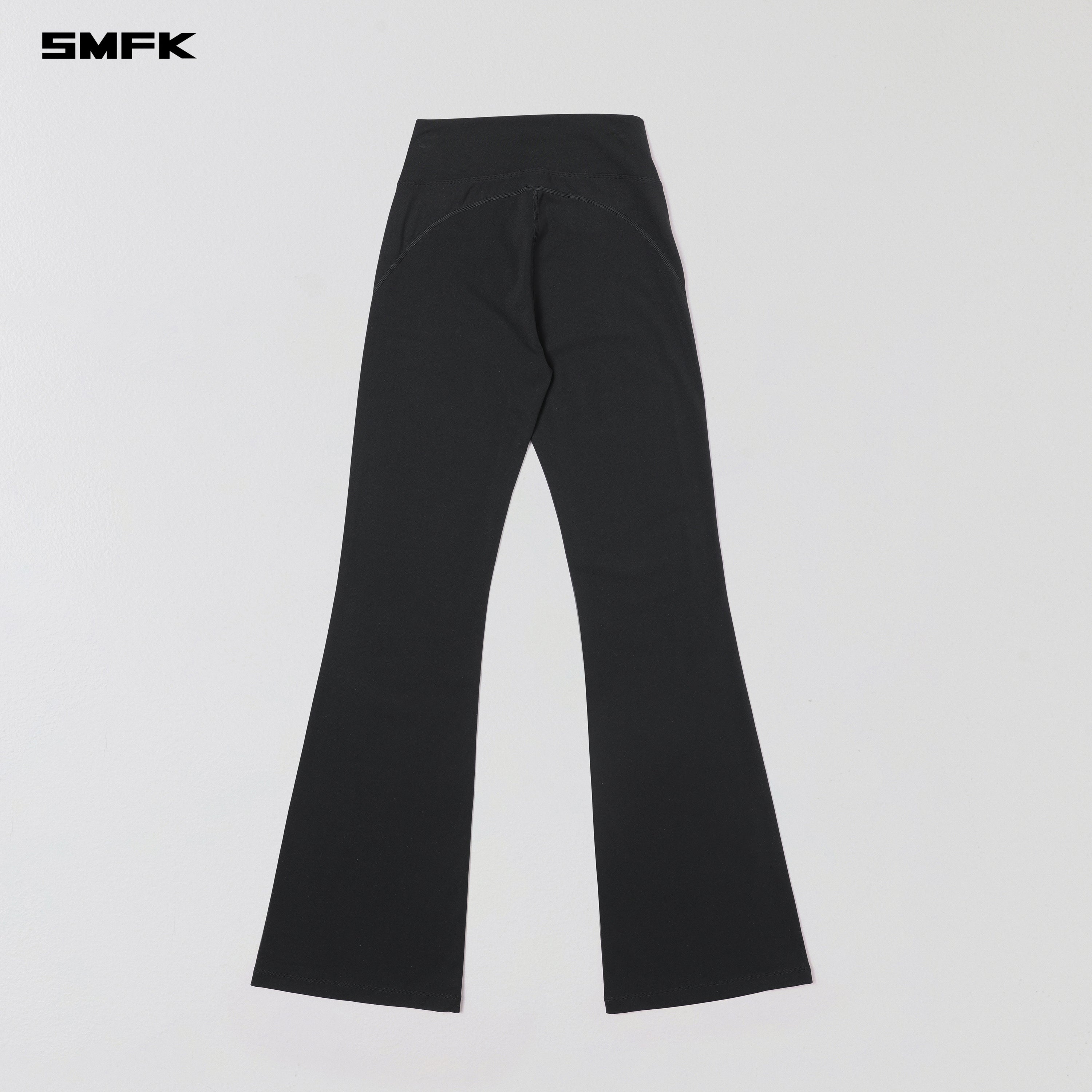 FOCUS GYM STRT PANTS/Lycra Nylon WILD BLACK