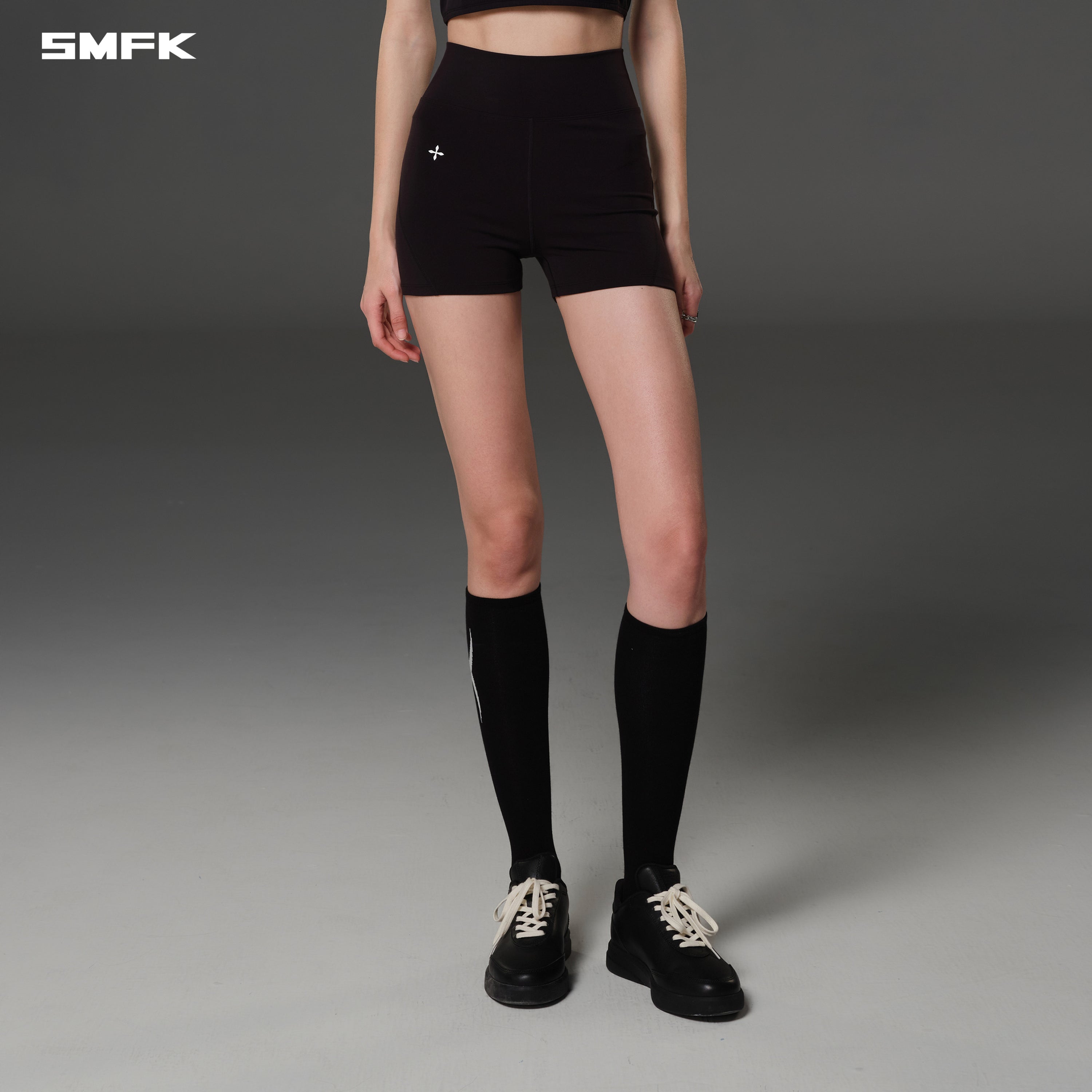 FOCUS GYM SHORTS/Lycra Nylon WILD BLACK