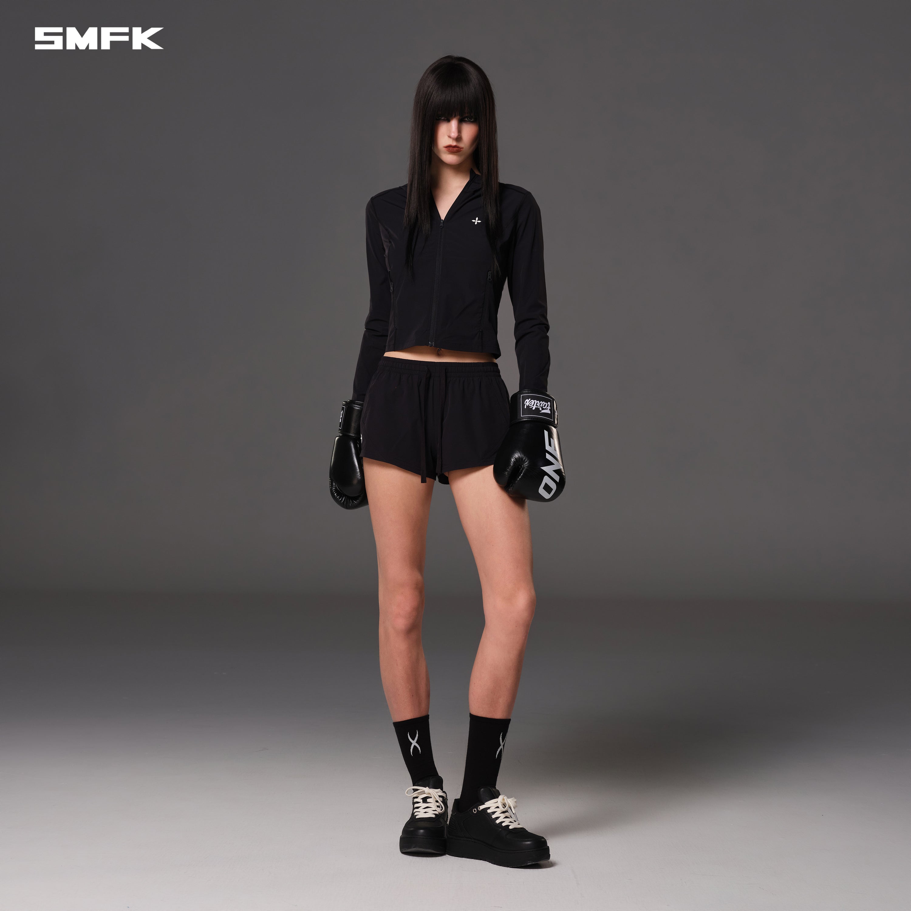 FOCUS OD SLIM SHORTS/E-Nylon WILD BLACK