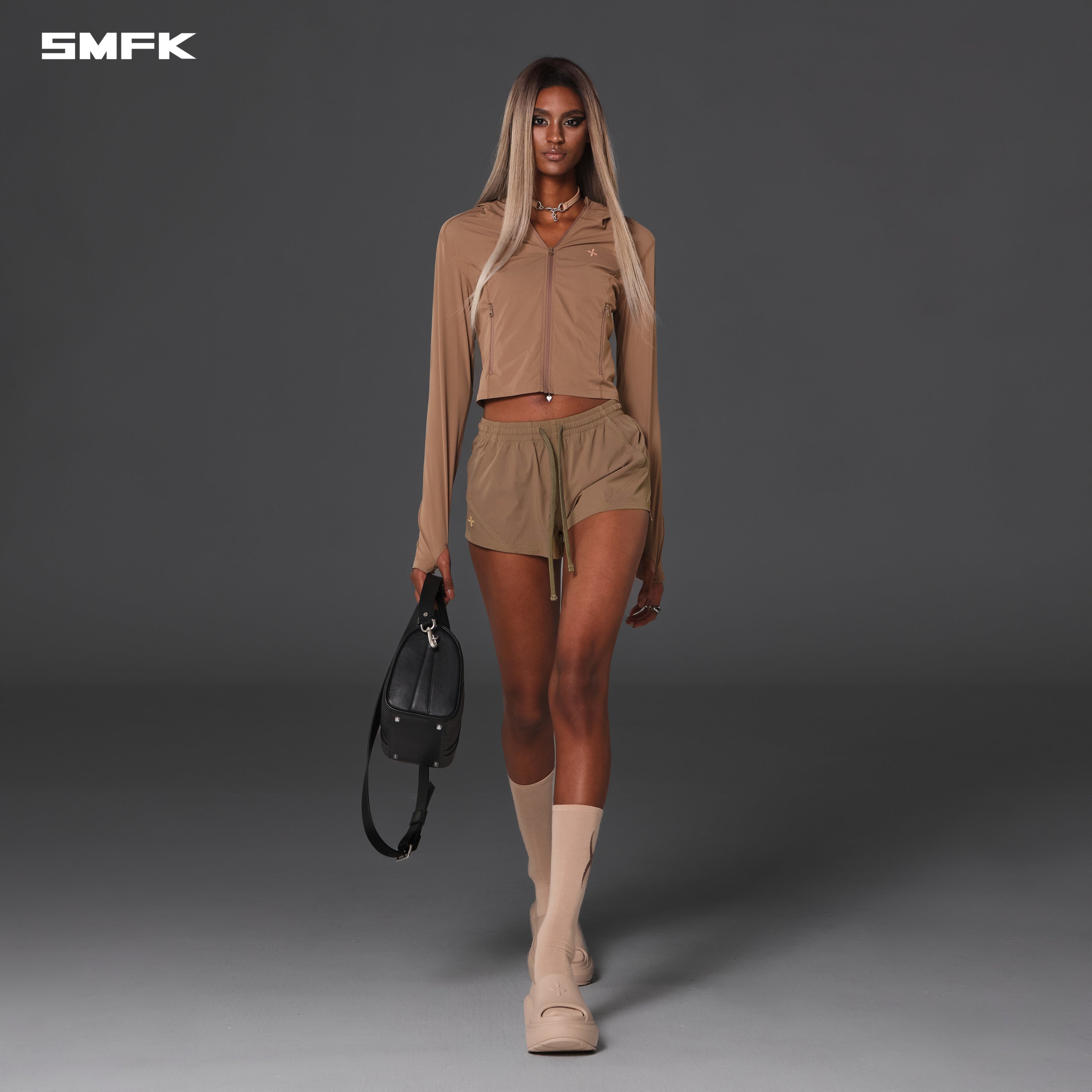 FOCUS OD SLIM SHORTS/E-Nylon WILD BROWN