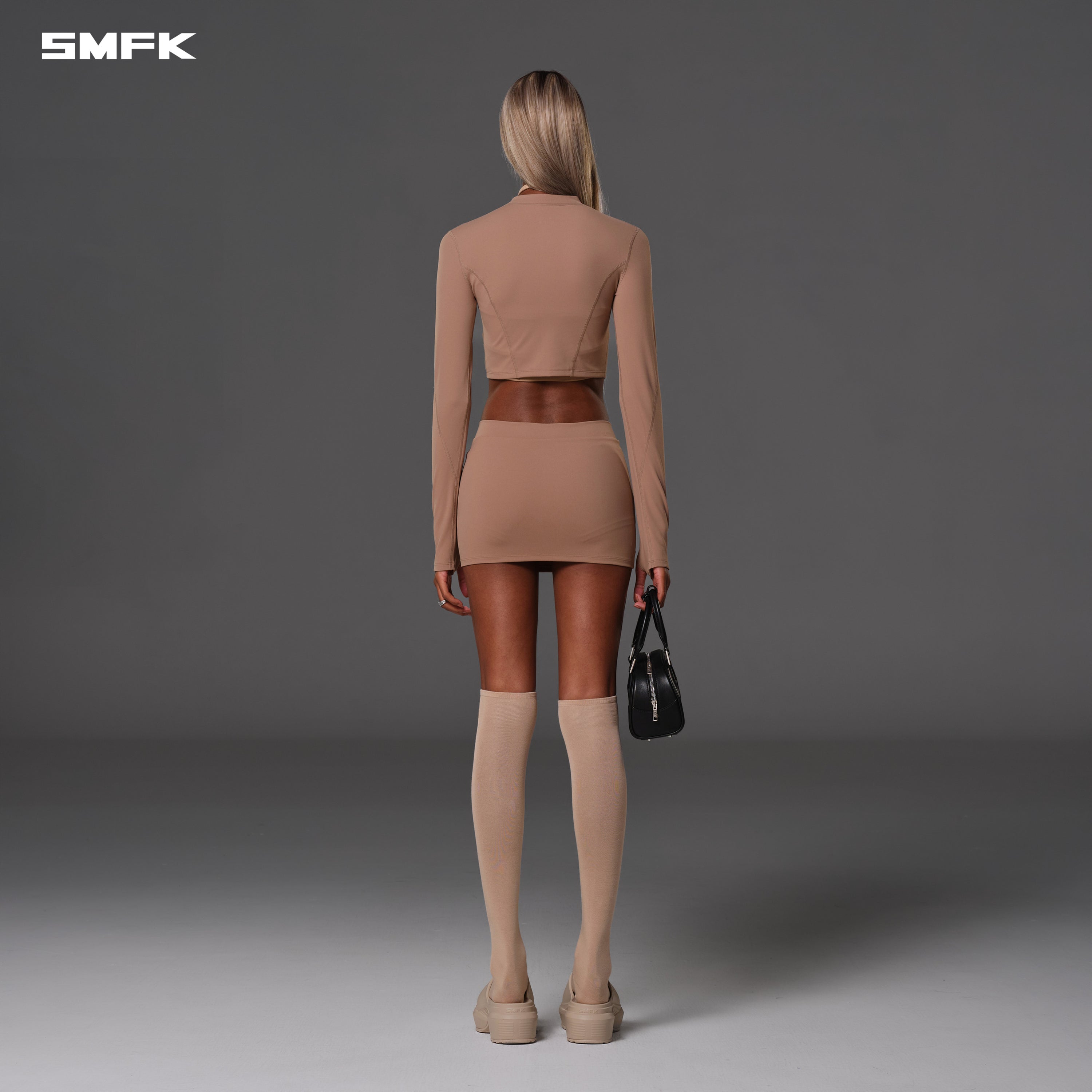 FOCUS GYM SKIRT/Lycra Nylon WILD BROWN