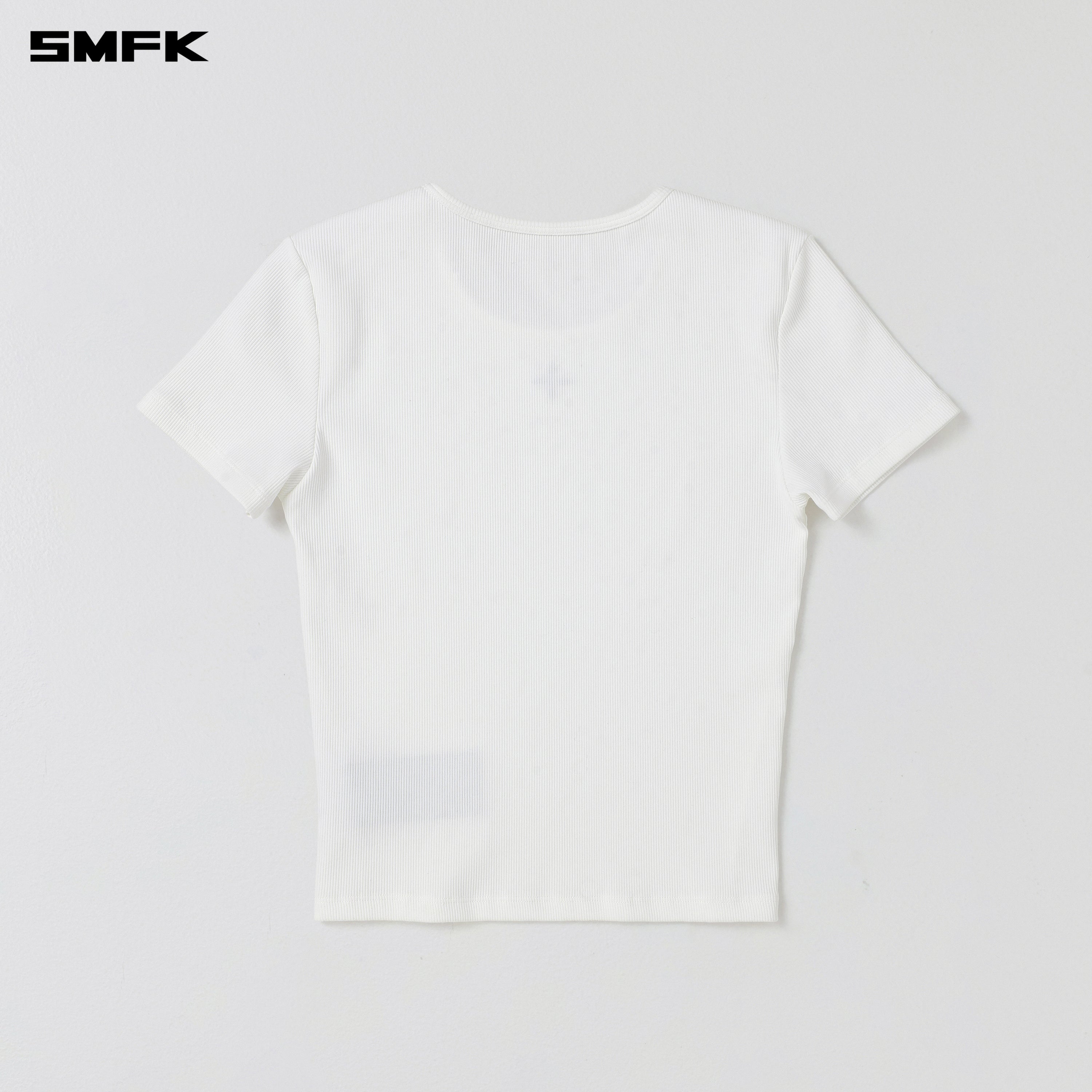 POISE SPORTS LINES TEE / COTTON CLOUD WHITE