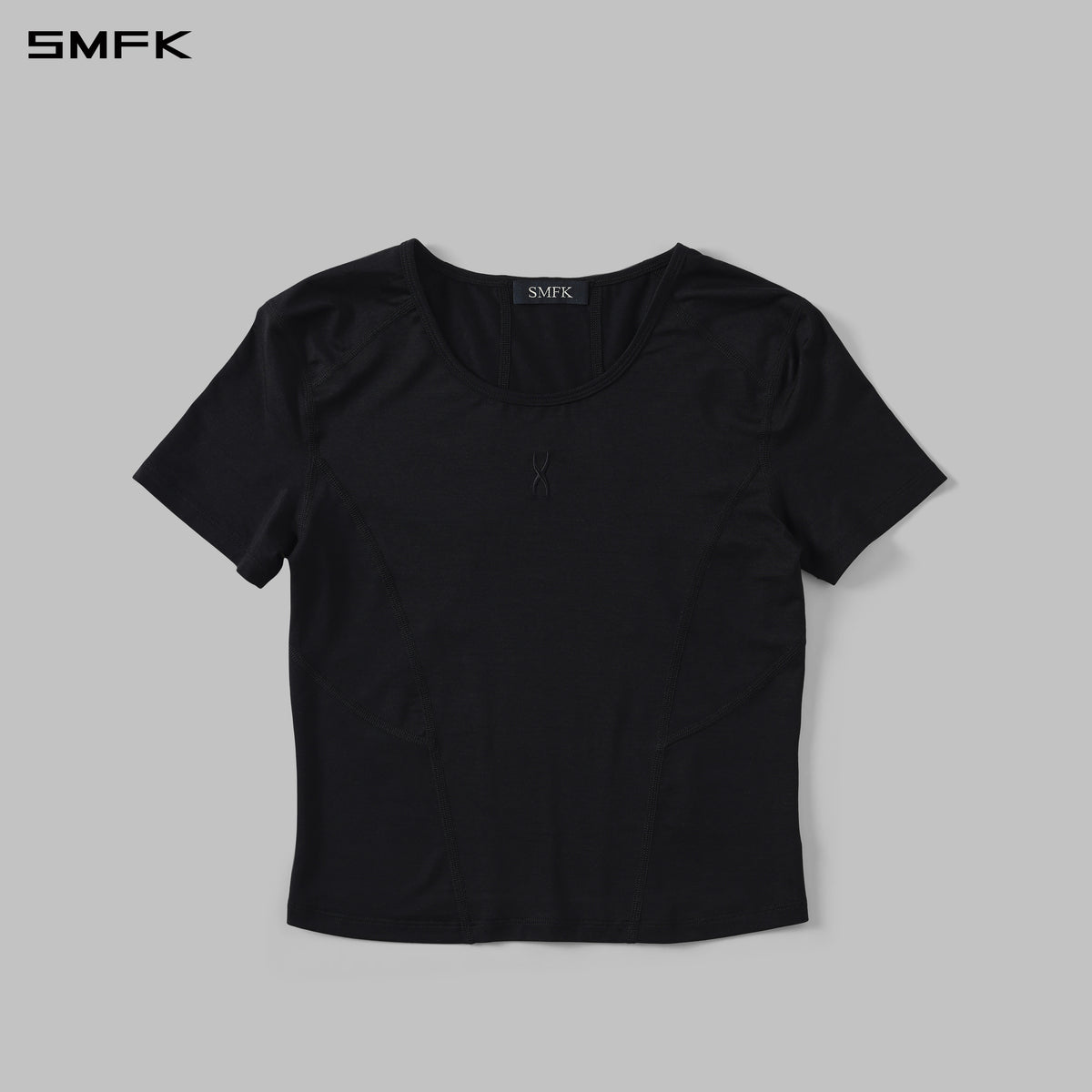 MIRAGE SIREN MEDITATE SPORTS TEE/LENZING TENCEL+MODAL WILD BLACK
