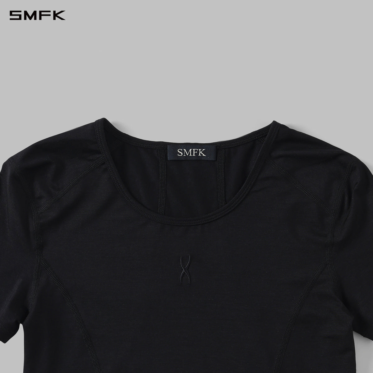 MIRAGE SIREN MEDITATE SPORTS TEE/LENZING TENCEL+MODAL WILD BLACK