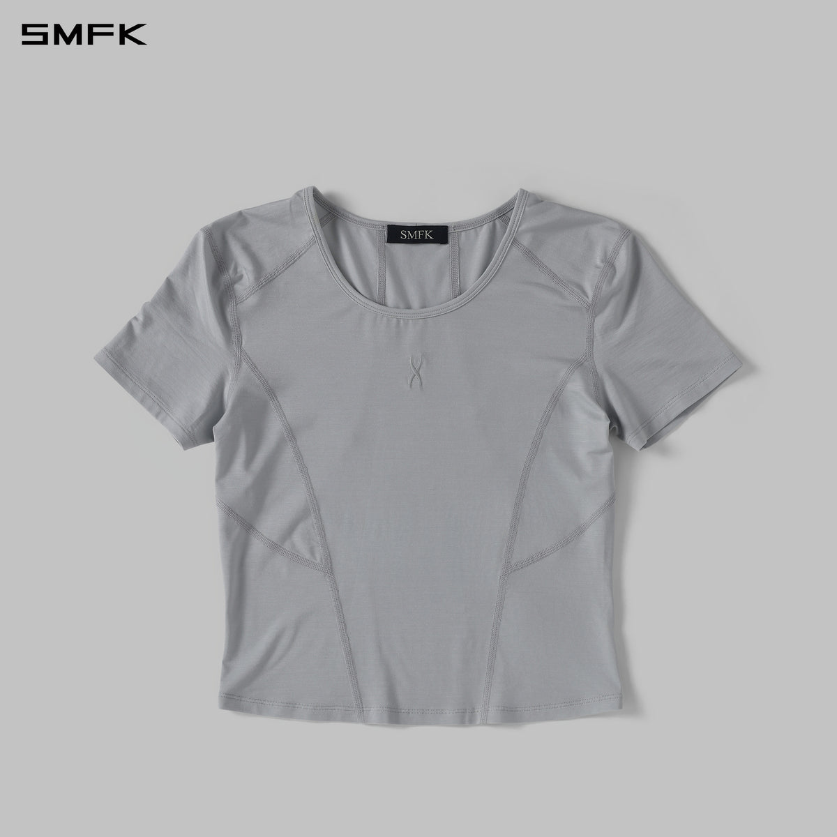 MIRAGE SIREN MEDITATE SPORTS TEE/LENZING TENCEL+MODAL GLACIER GREY