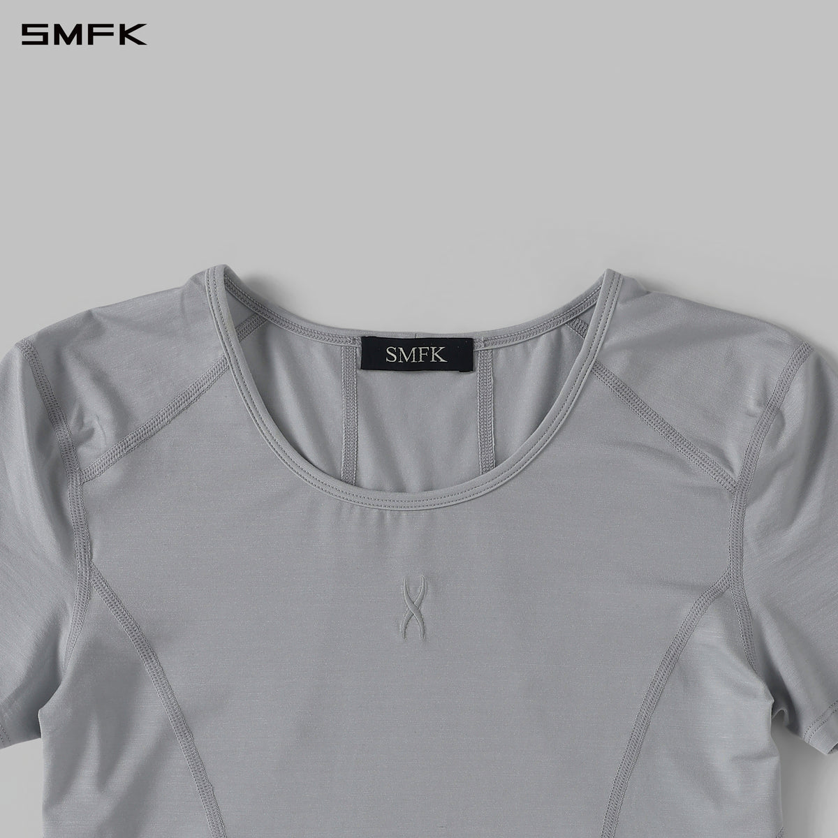 MIRAGE SIREN MEDITATE SPORTS TEE/LENZING TENCEL+MODAL GLACIER GREY