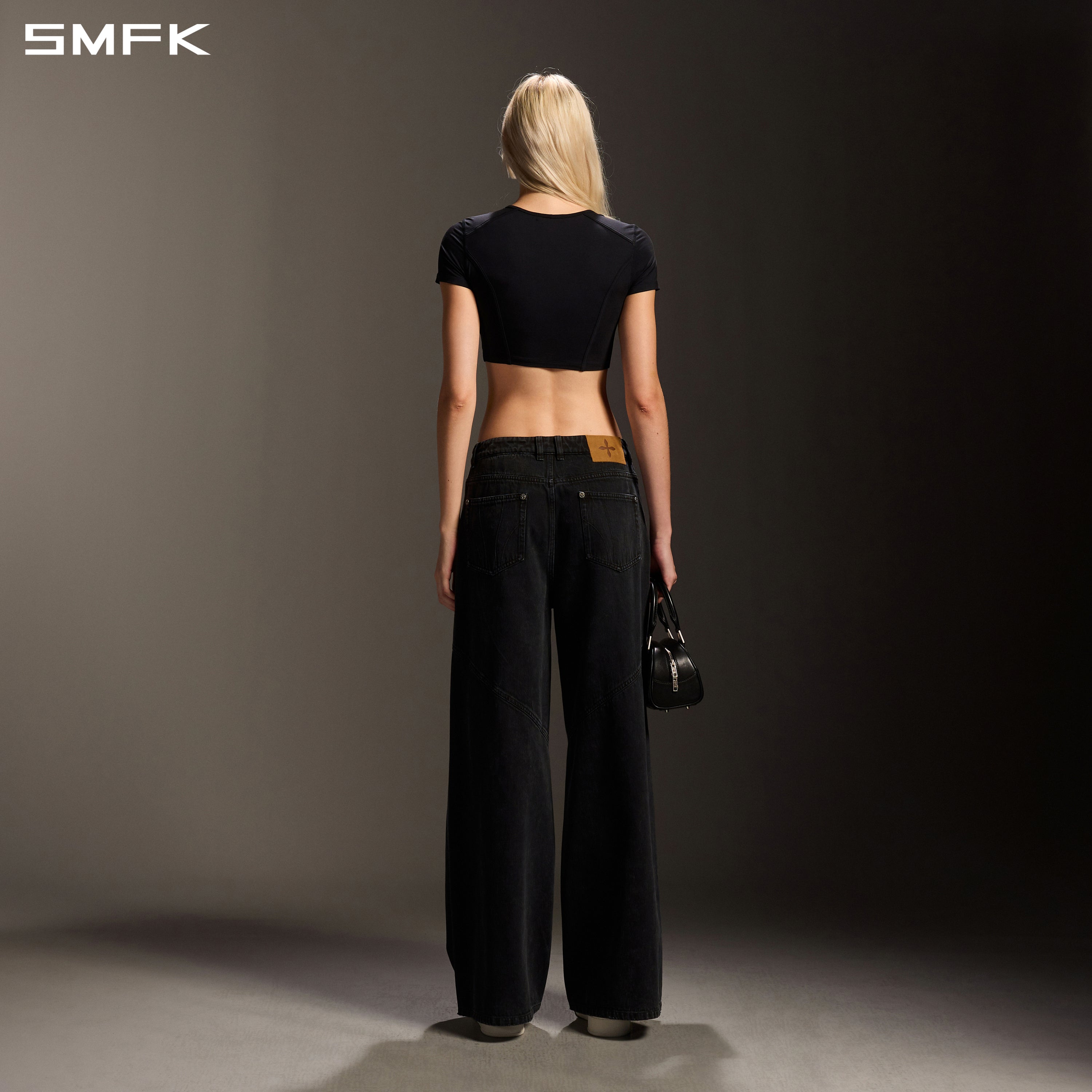 MIRAGE SIREN MEDITATE SPORTS TEE/SILK+MODAL WILD BLACK