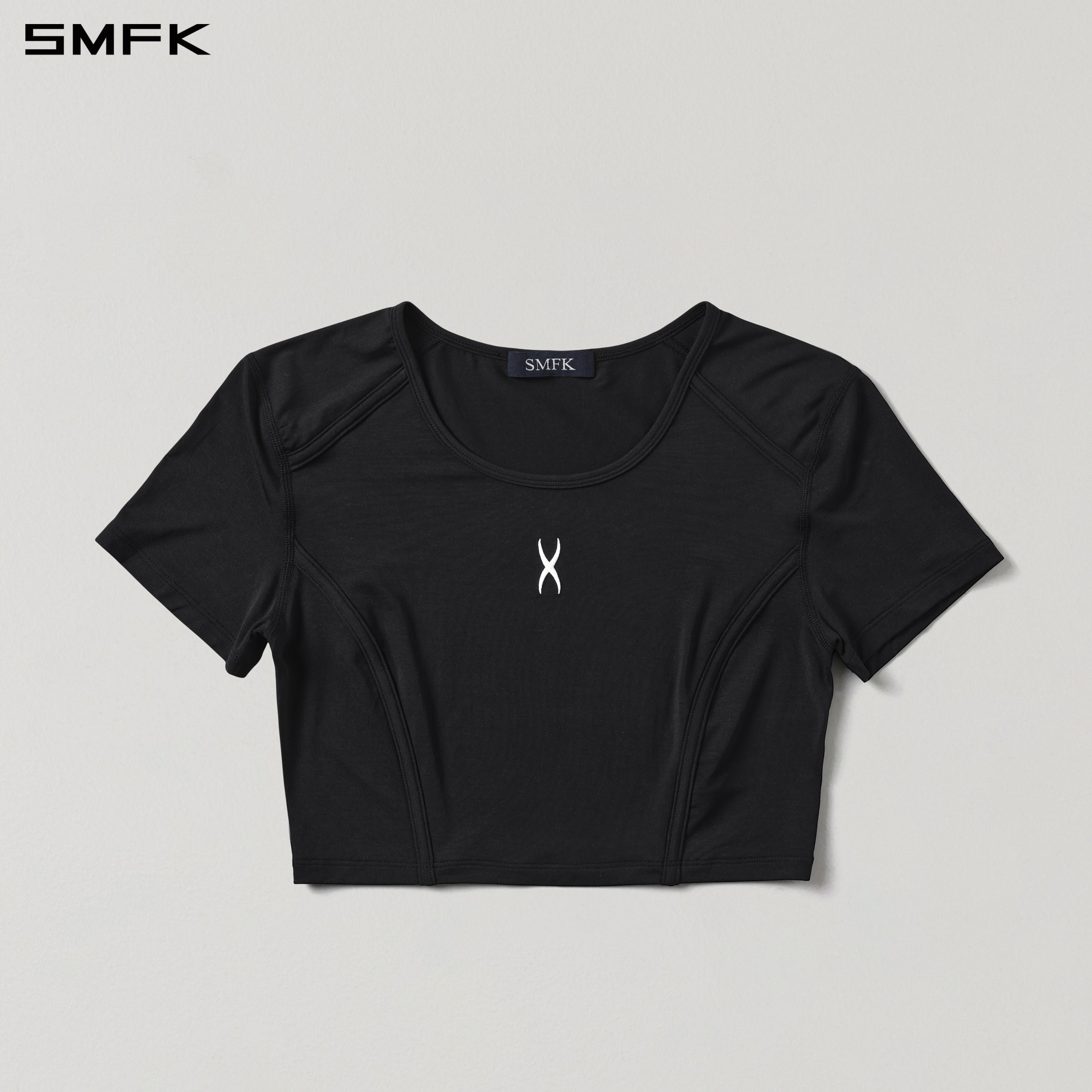 MIRAGE SIREN MEDITATE SPORTS TEE/SILK+MODAL WILD BLACK