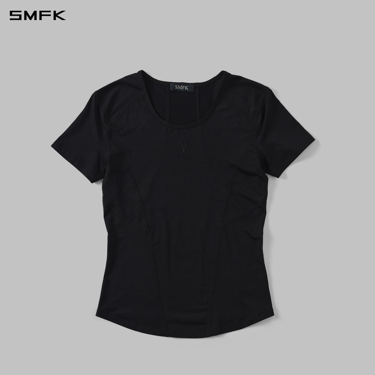 MIRAGE SIREN MEDITATE SPORTS LONG TEE/LENZING TENCEL+MODAL WILD BLACK