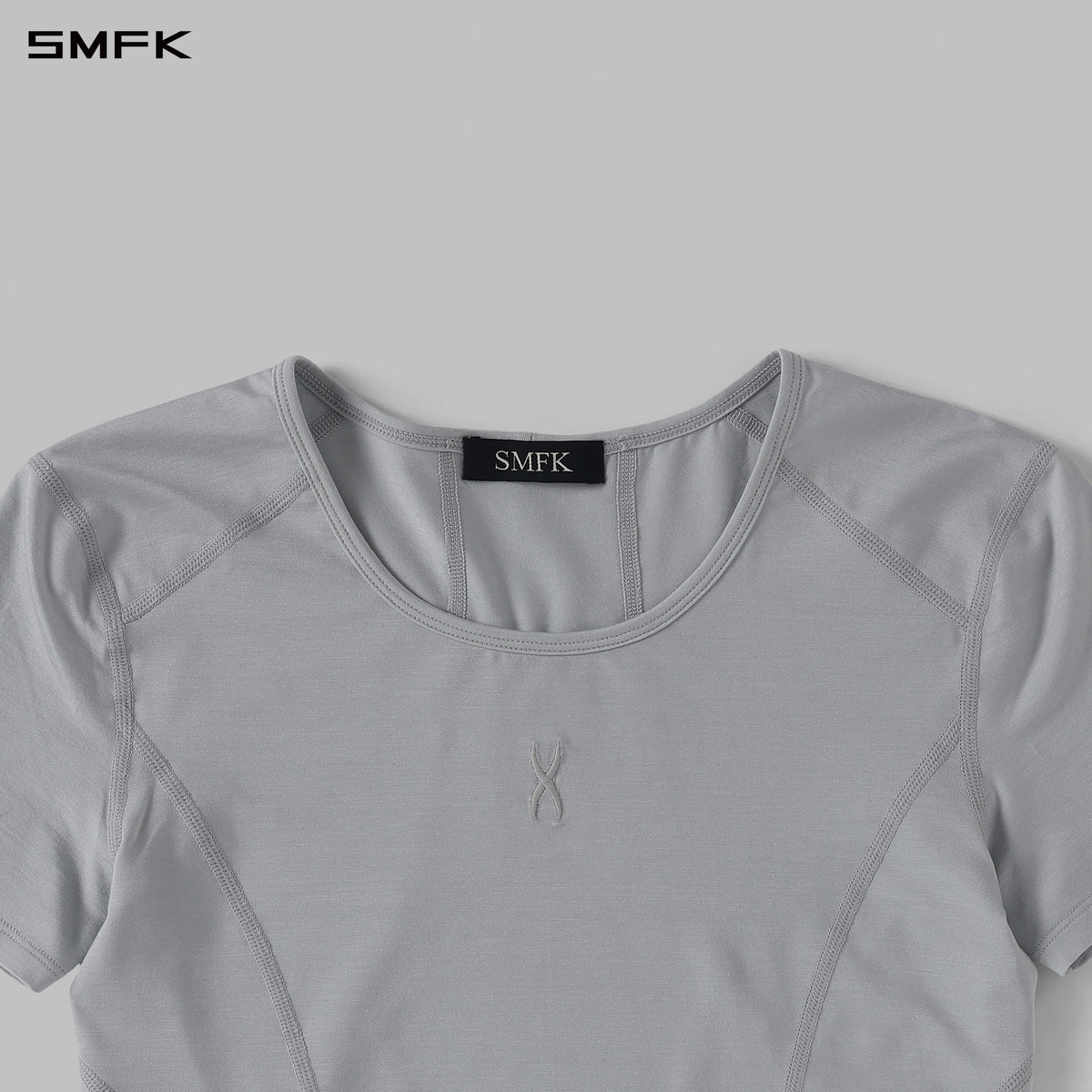 MIRAGE SIREN MEDITATE SPORTS LONG TEE/LENZING TENCEL+MODAL GLACIER GREY