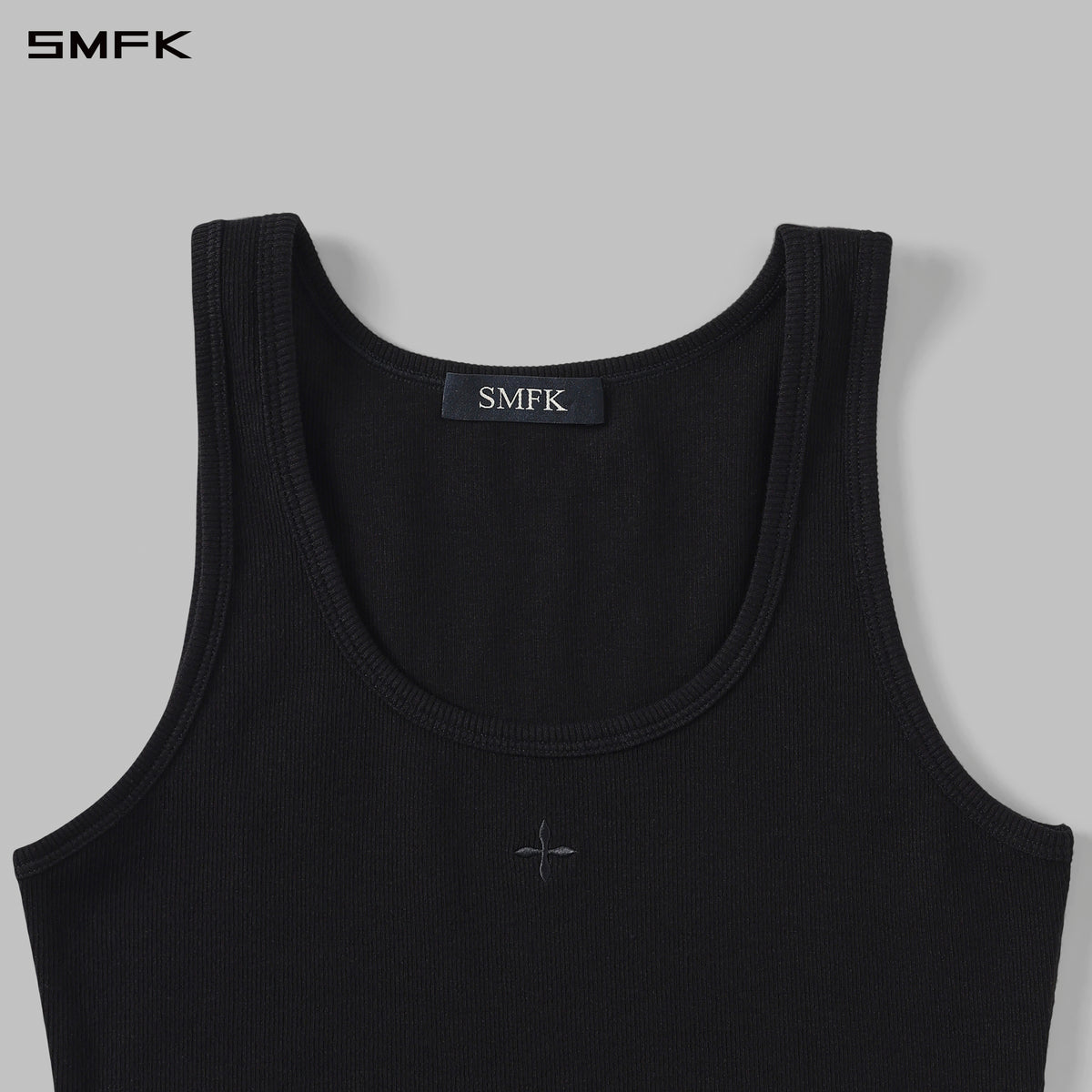 POISE MULTI TANK /COMBED COTTON+LYCRA WILD BLACK