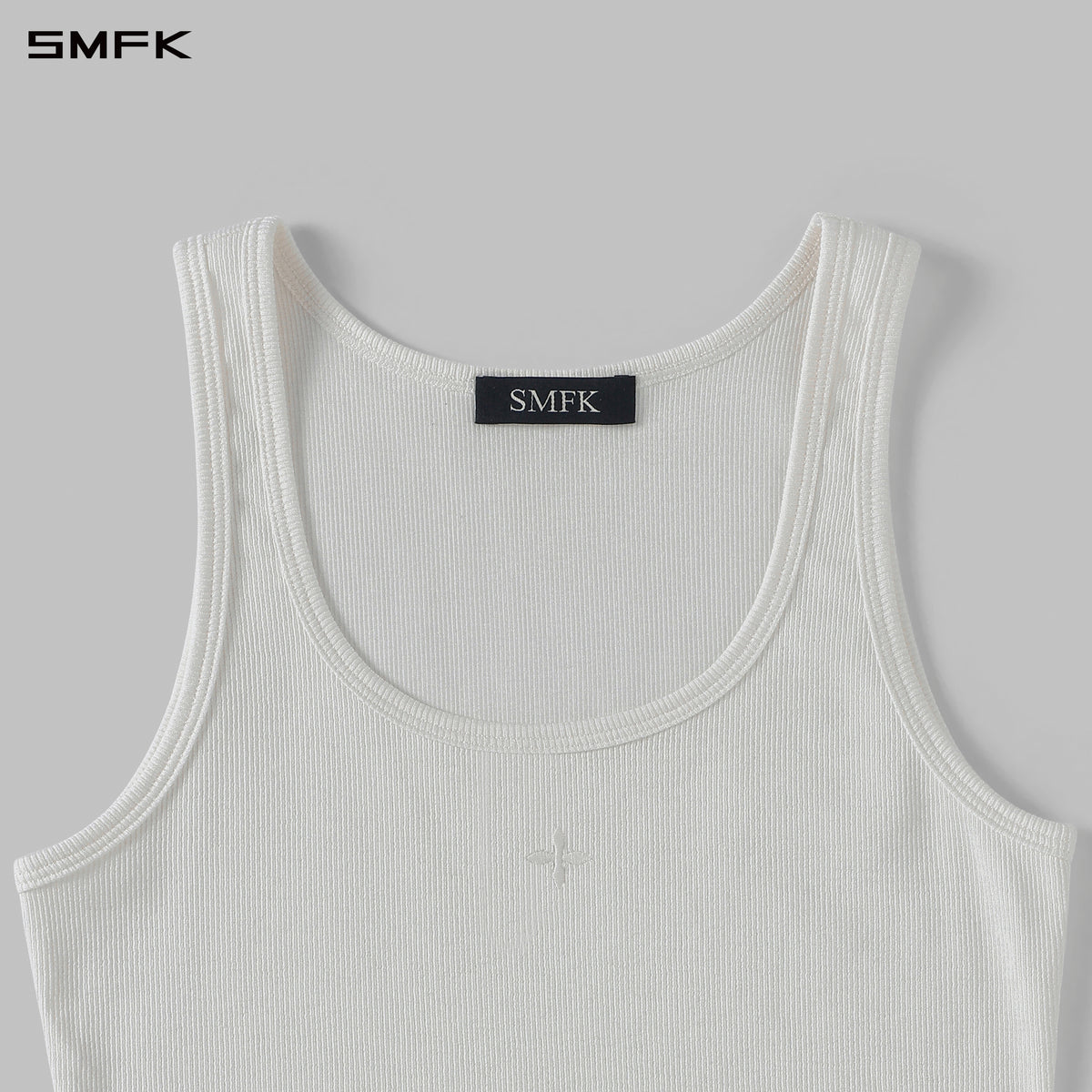 POISE MULTI TANK /COMBED COTTON+LYCRA CLOUD WHITE