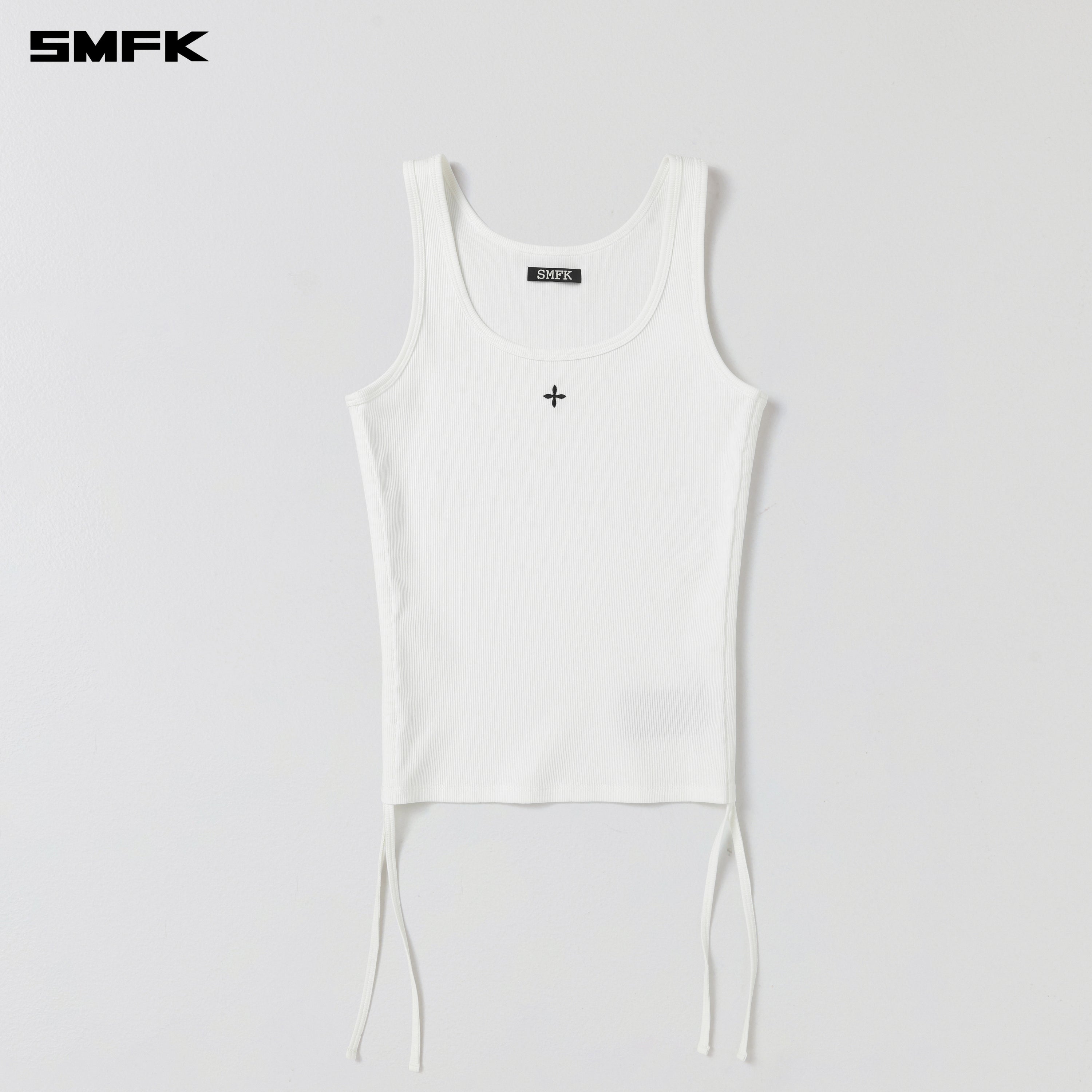 POISE ROPE LONG TANK / COTTON CLOUD WHITE