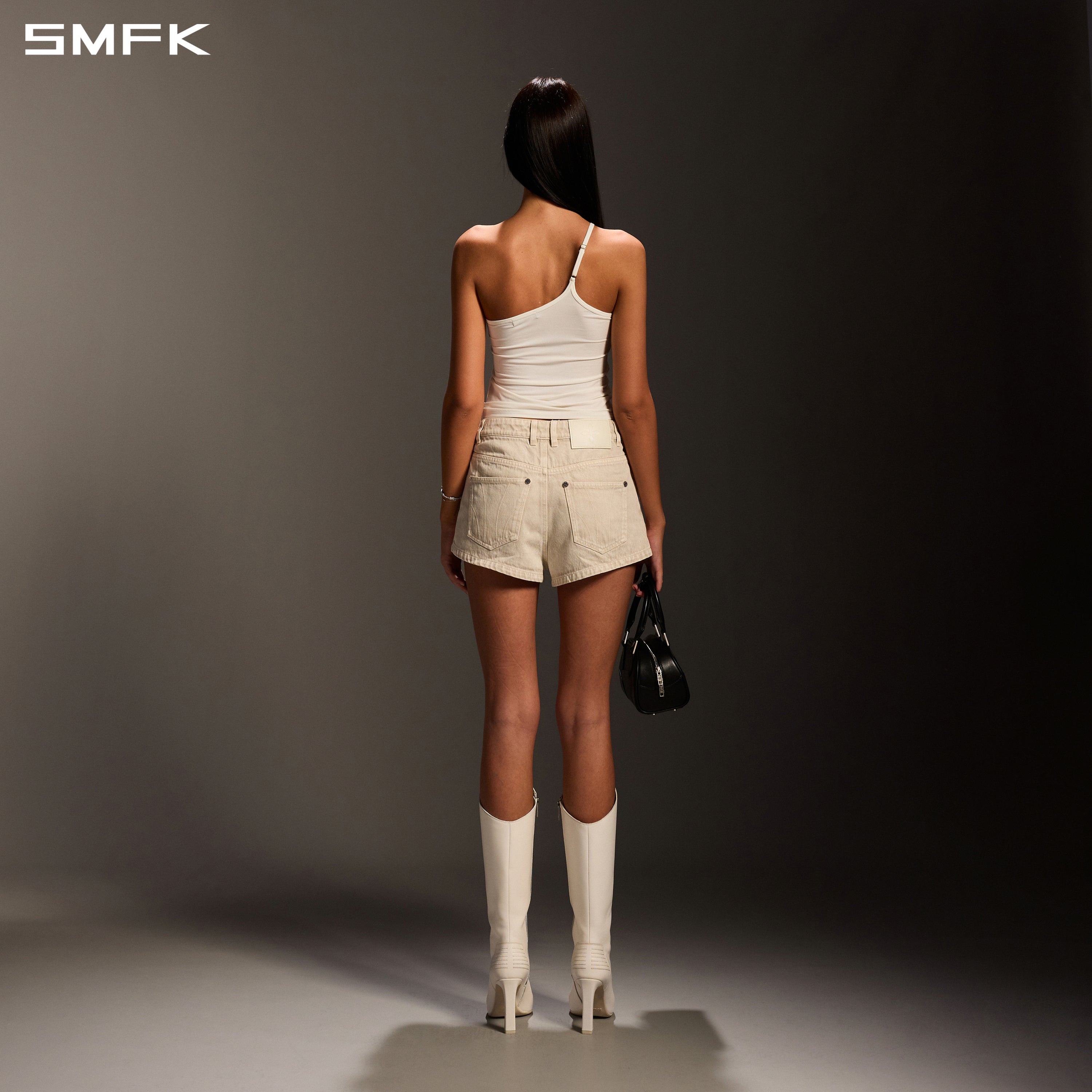 MIRAGE SIREN MELODY SLIM CAMISOLE/LENZING MODAL+SILK CLOUD WHITE