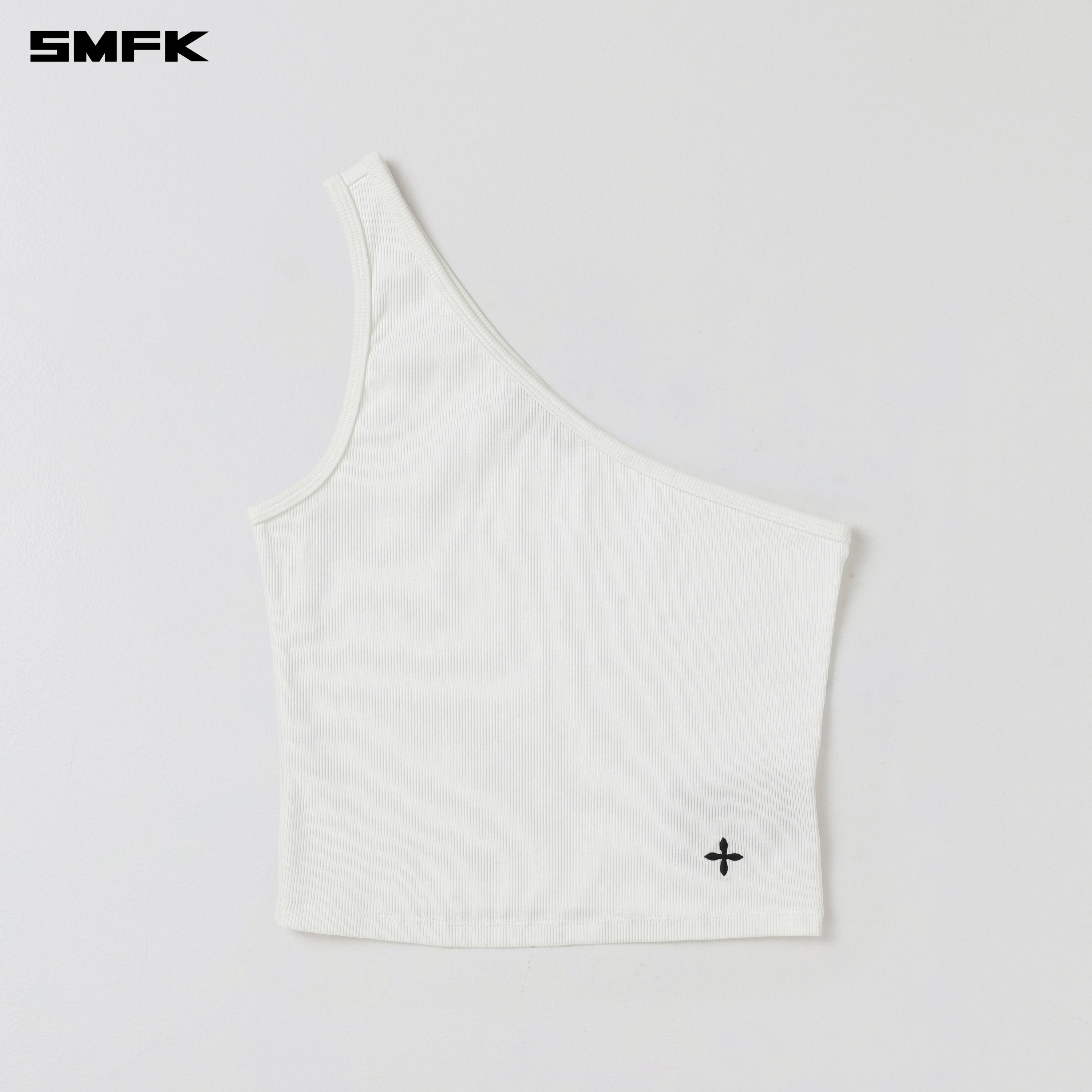 POISE JUNGLE LINES TANK/ COTTON CLOUD WHITE