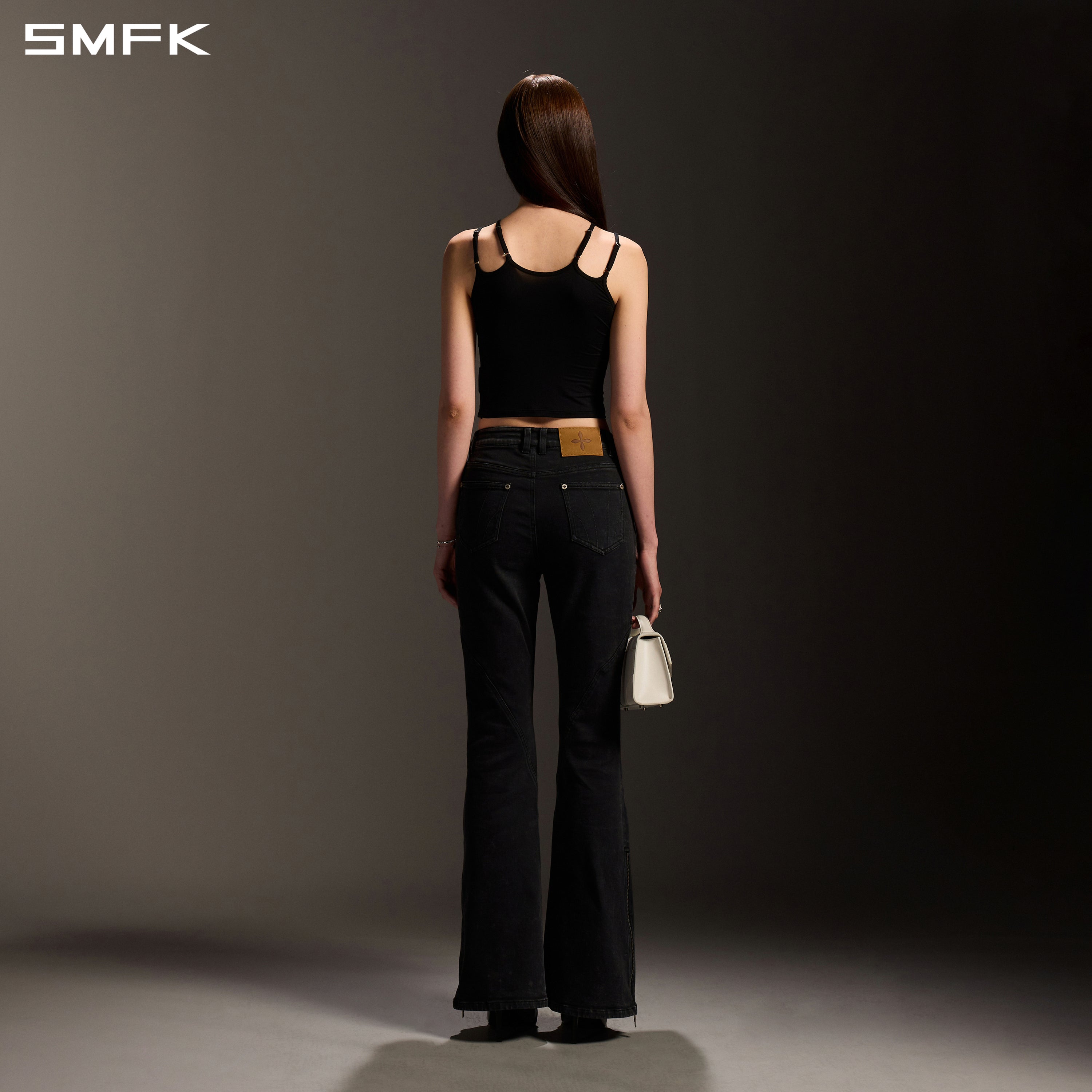 MIRAGE SIREN VISIONAL SLIM CAMISOLE/LENZING MODAL+SILK WILD BLACK