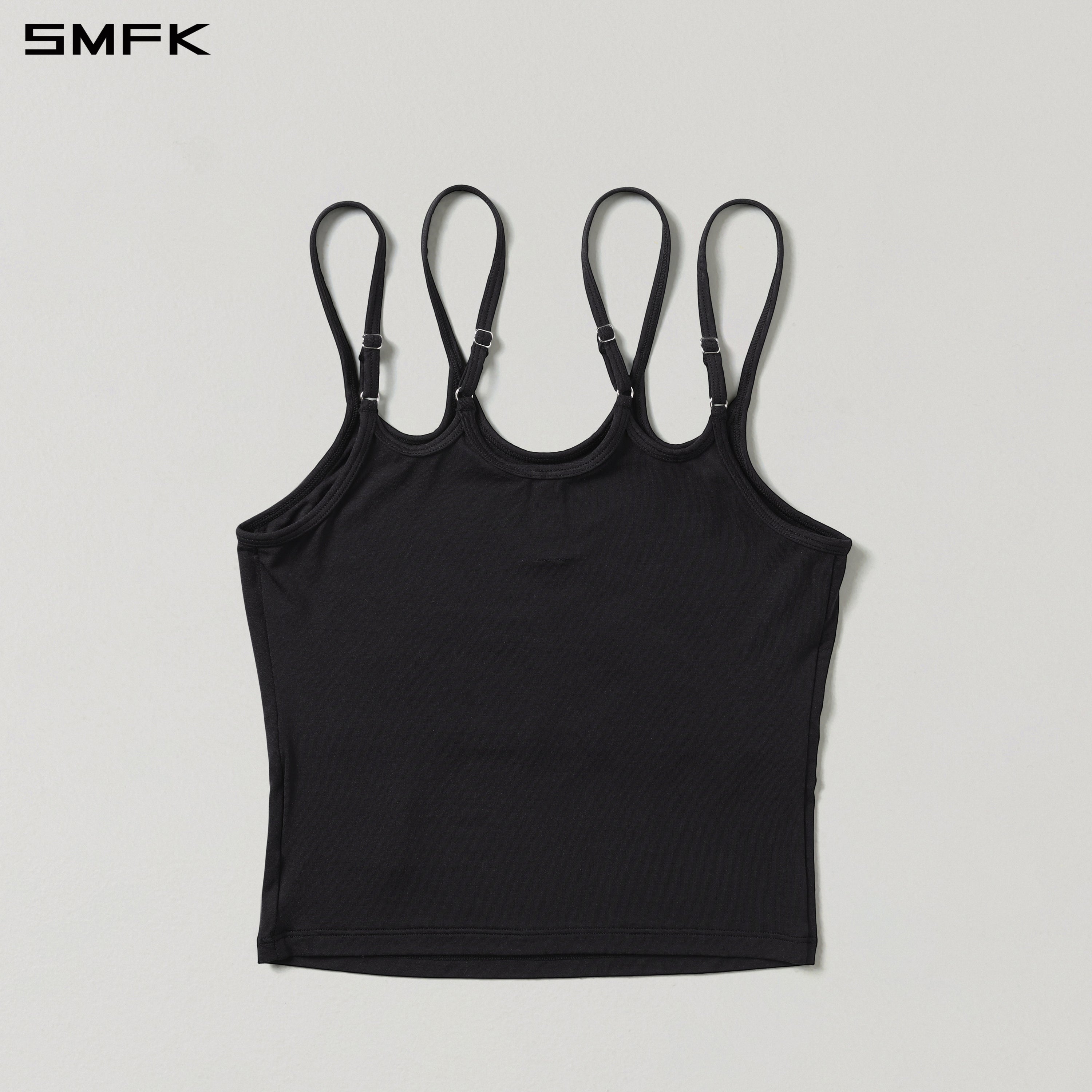 MIRAGE SIREN VISIONAL SLIM CAMISOLE/LENZING MODAL+SILK WILD BLACK
