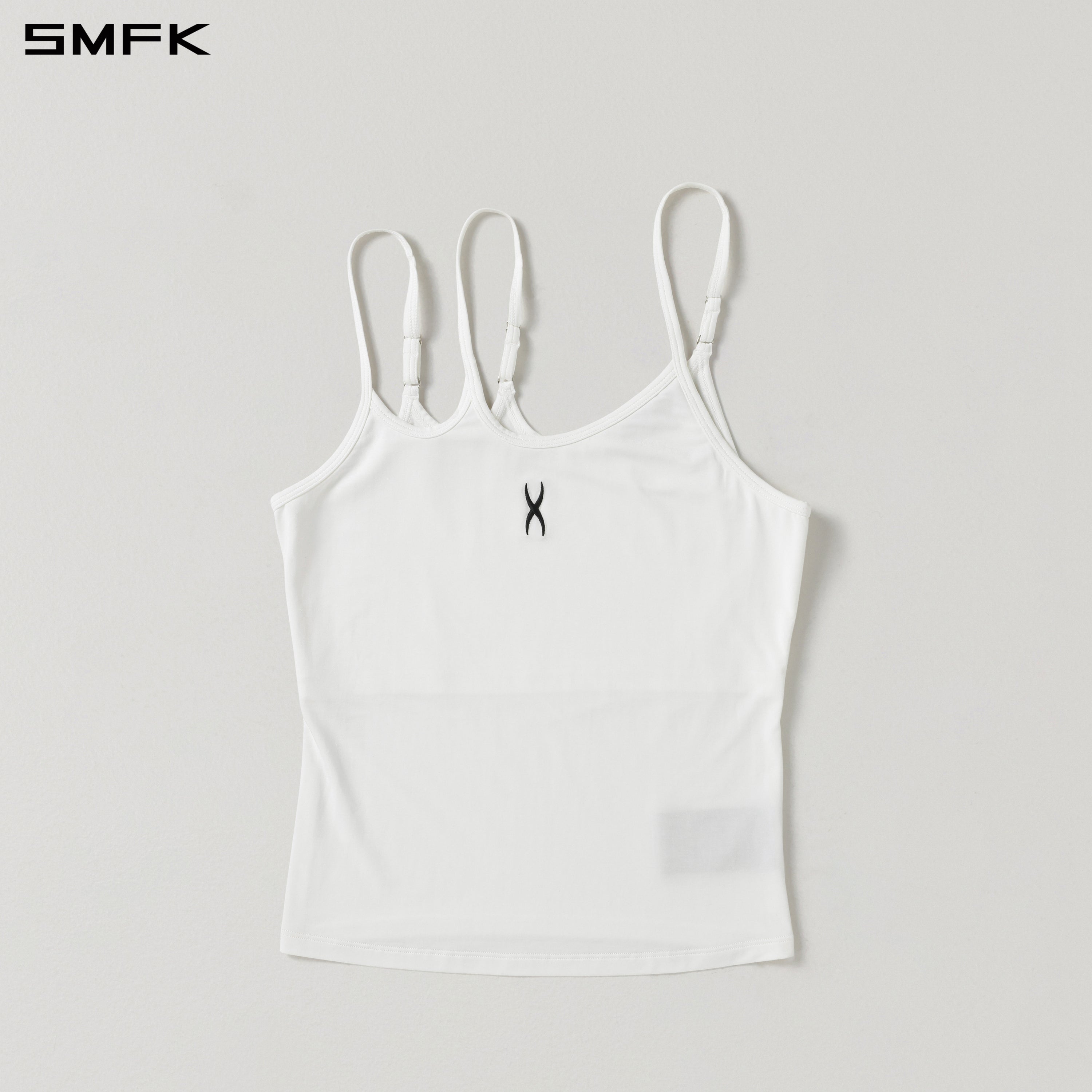 MIRAGE SIREN IMPERFECTION SPORTS SLIM CAMISOLE/LENZING MODAL+SILK CLOUD WHITE