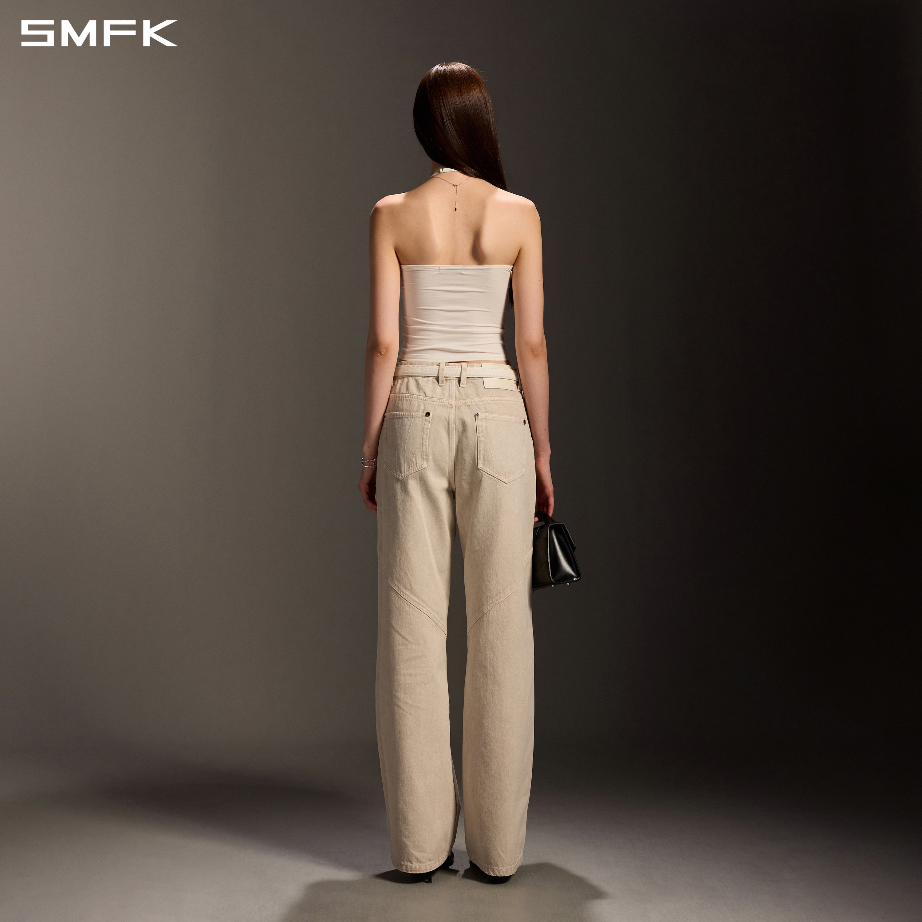 MIRAGE SIREN MIX SLIM CAMISOLE/LENZING MODAL+SILK CLOUD WHITE