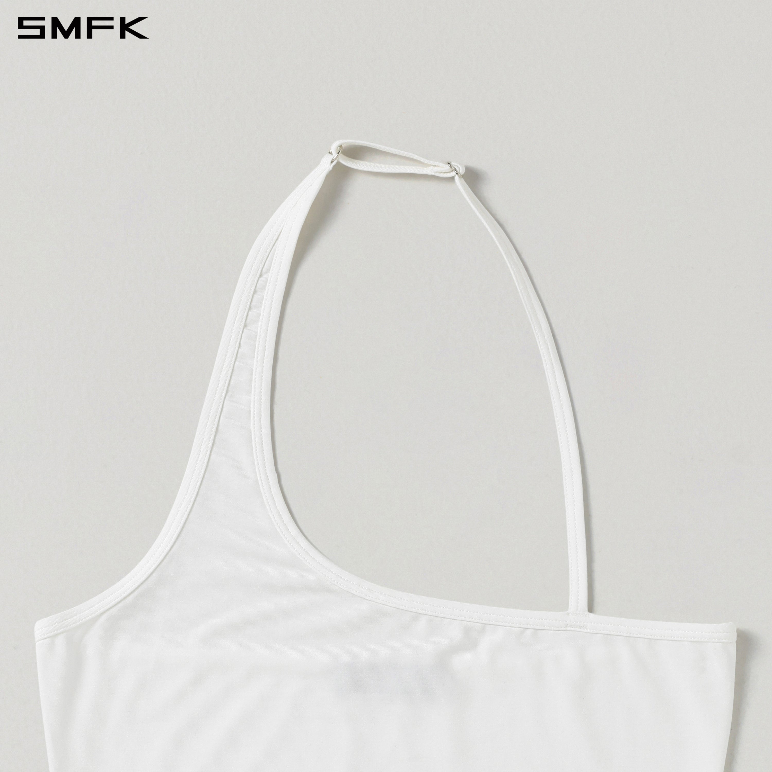 MIRAGE SIREN MIX SLIM CAMISOLE/LENZING MODAL+SILK CLOUD WHITE