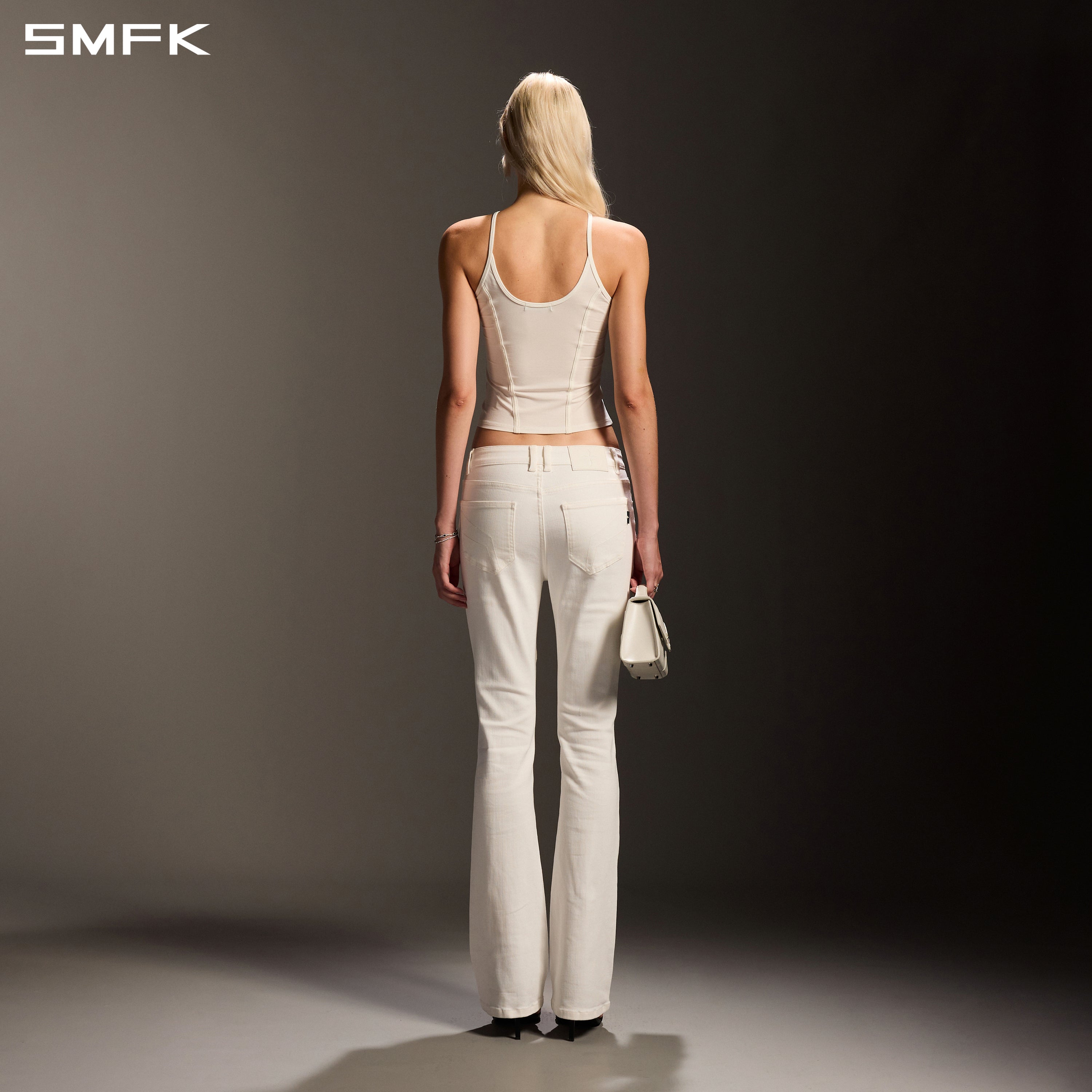 MIRAGE SIREN EVENING SLIM CAMISOLE/LENZING MODAL+SILK CLOUD WHITE