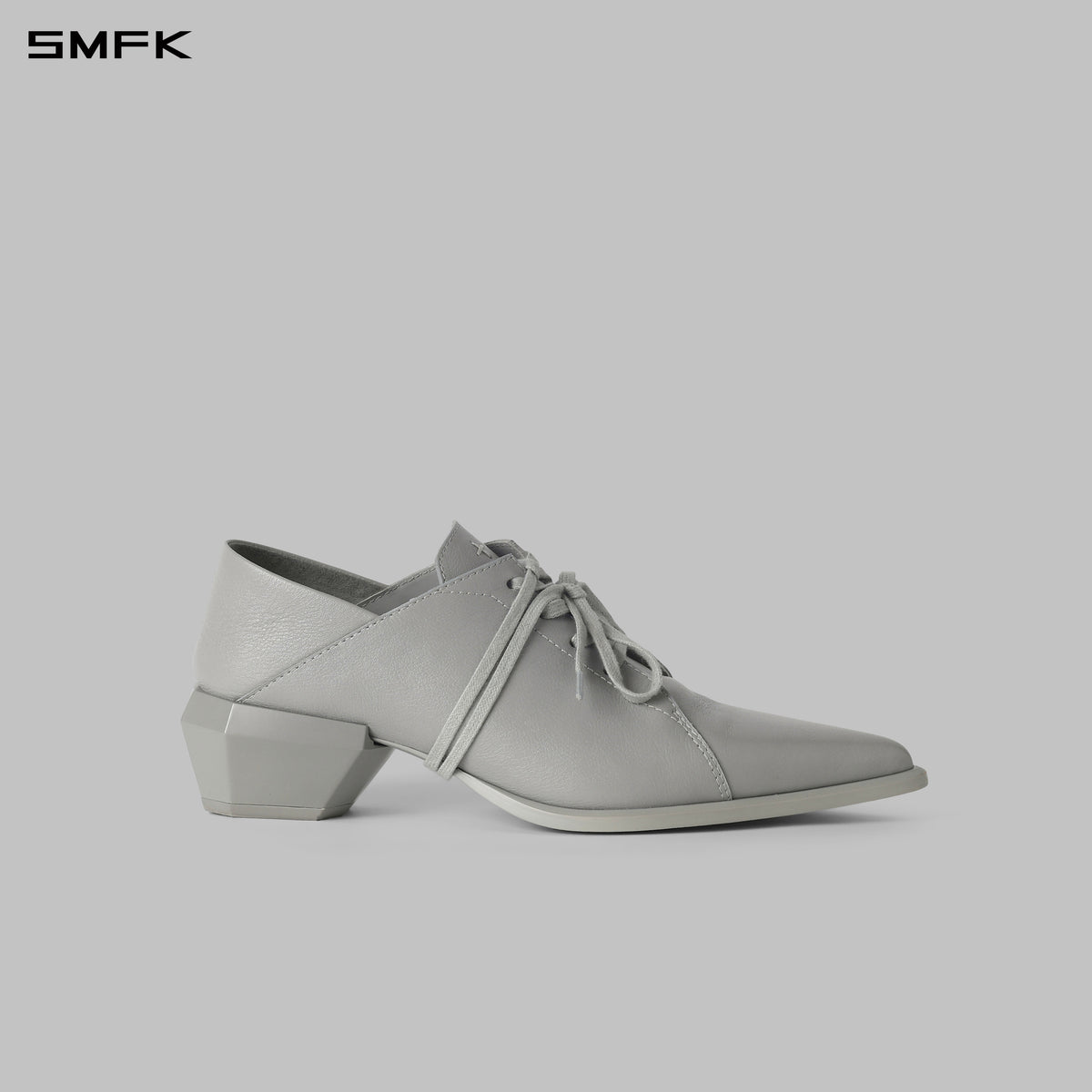 WIZARD DERBY SHOES/CALF/W GLACIER GREY