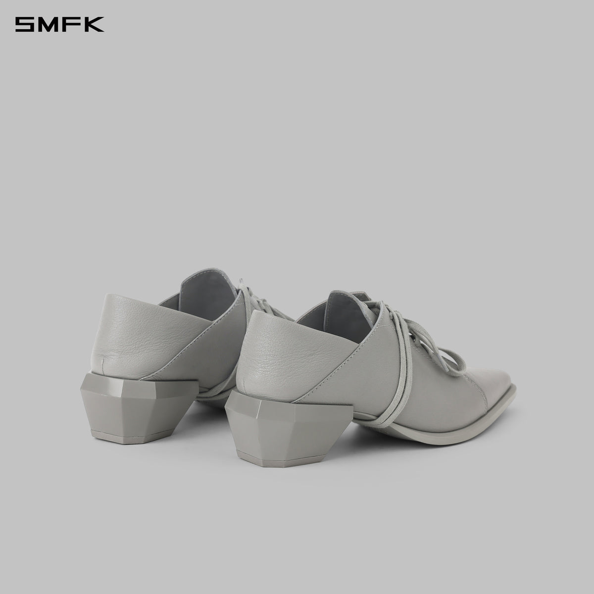 WIZARD DERBY SHOES/CALF/W GLACIER GREY