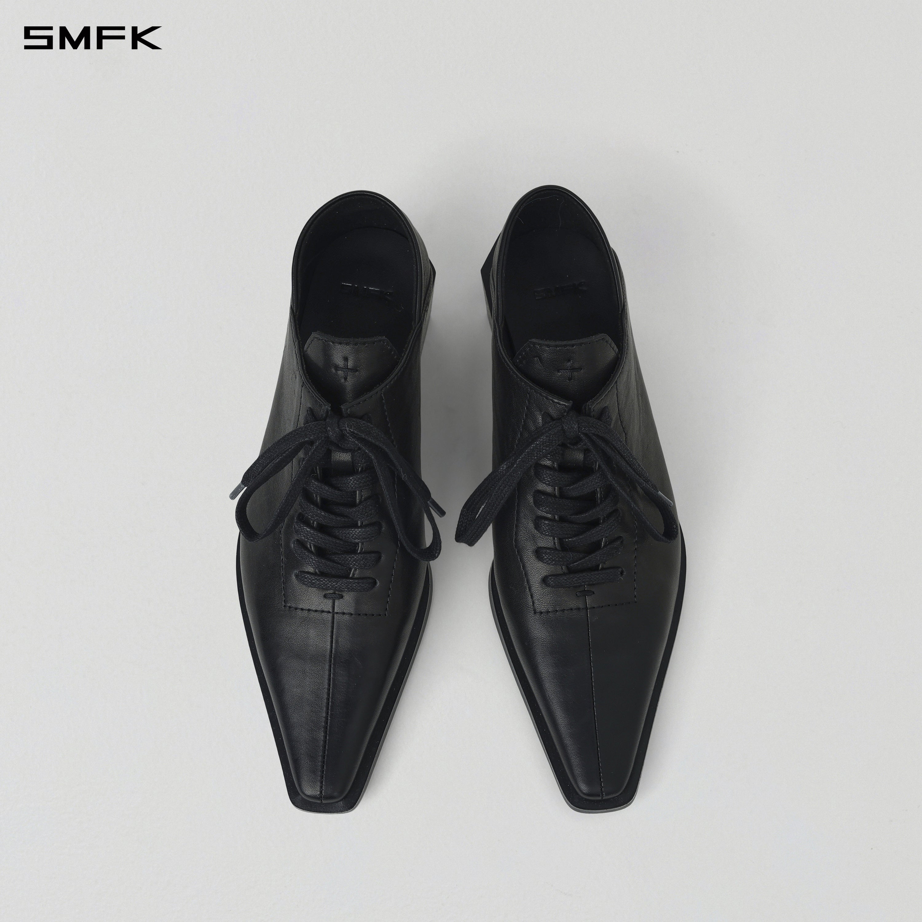 MAGIC OXFORD SHOES/CALF/W WILD BLACK