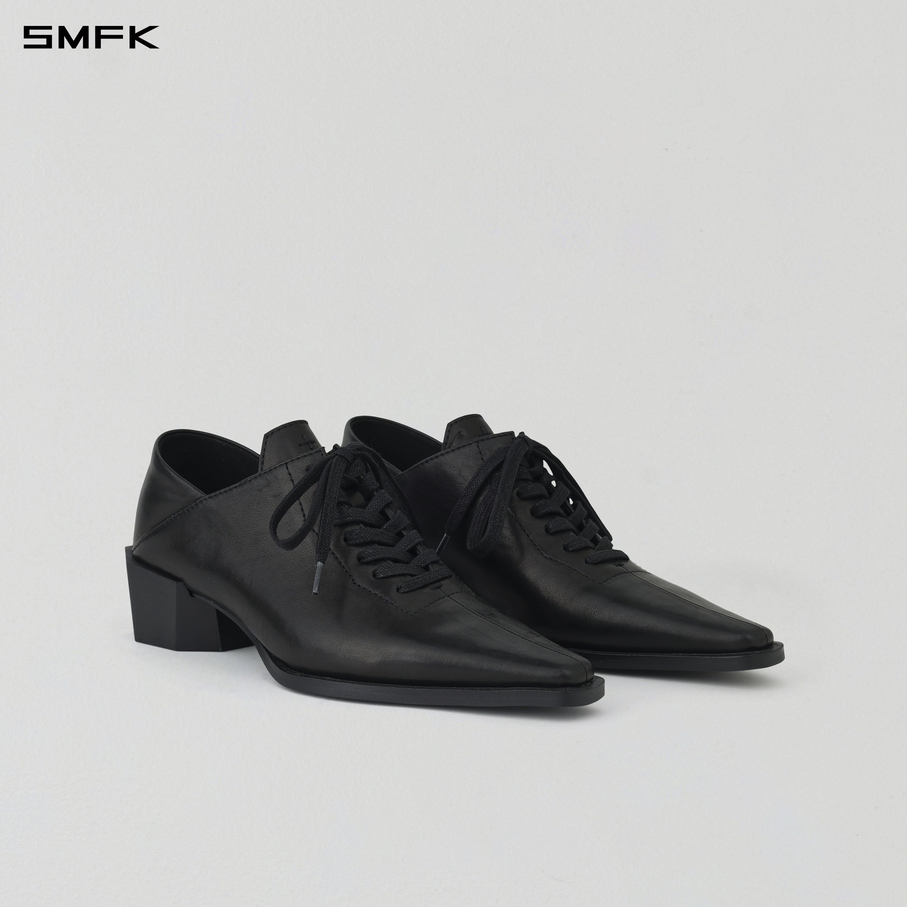 MAGIC OXFORD SHOES/CALF/W WILD BLACK