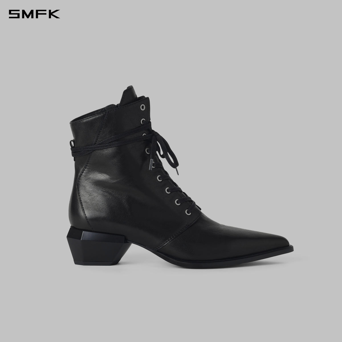 WIZARD MOTORCYCLE BOOTS/COW LEATHER/W WILD BLACK