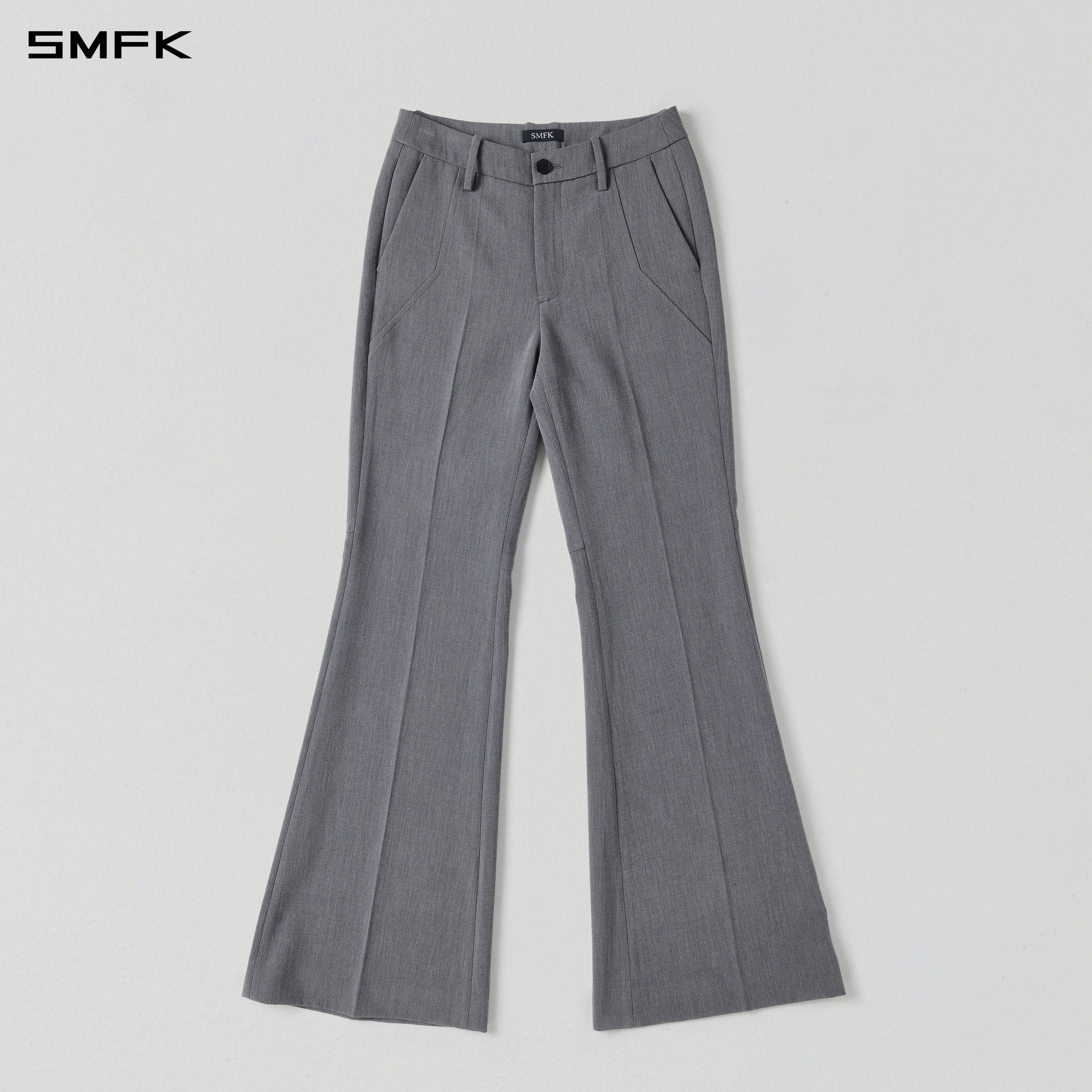 MIRAGE SIREN FORMAL PANTS/POLYESTER+VISCOSE+SPANDEX+WOOL GLACIER GREY
