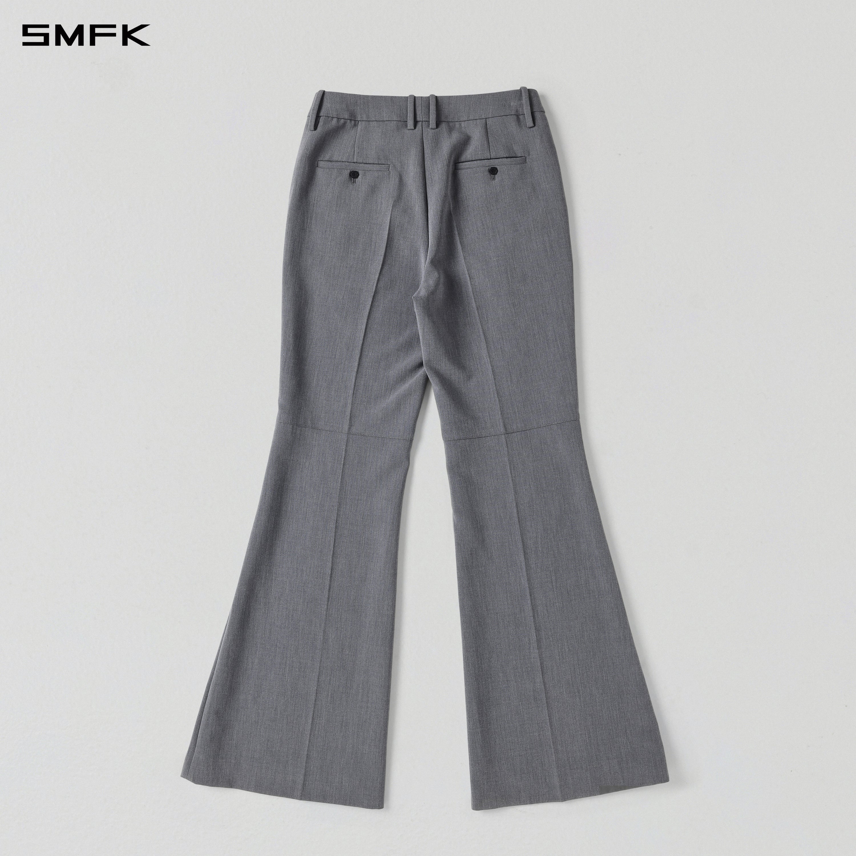 MIRAGE SIREN FORMAL PANTS/POLYESTER+VISCOSE+SPANDEX+WOOL GLACIER GREY