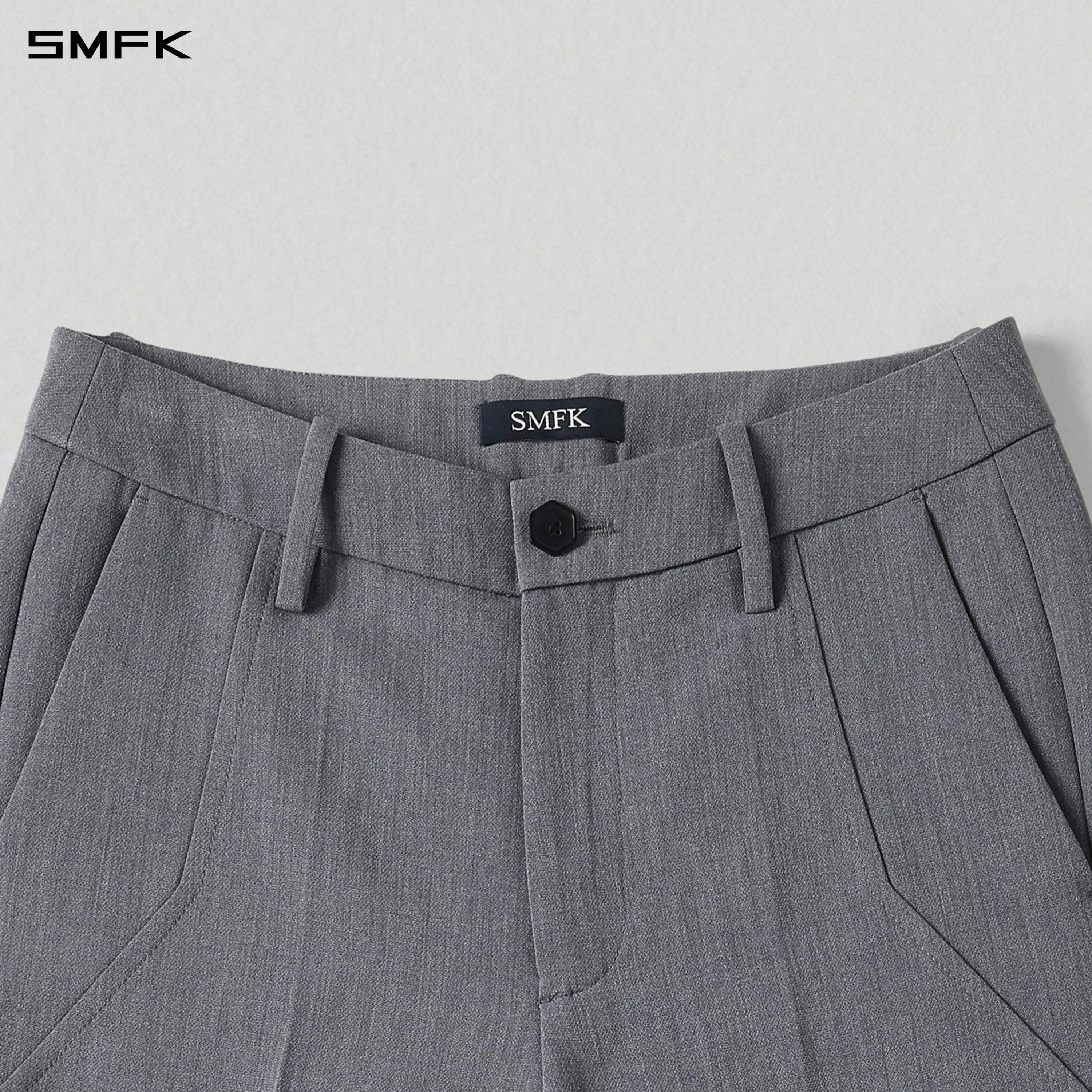 MIRAGE SIREN FORMAL PANTS/POLYESTER+VISCOSE+SPANDEX+WOOL GLACIER GREY
